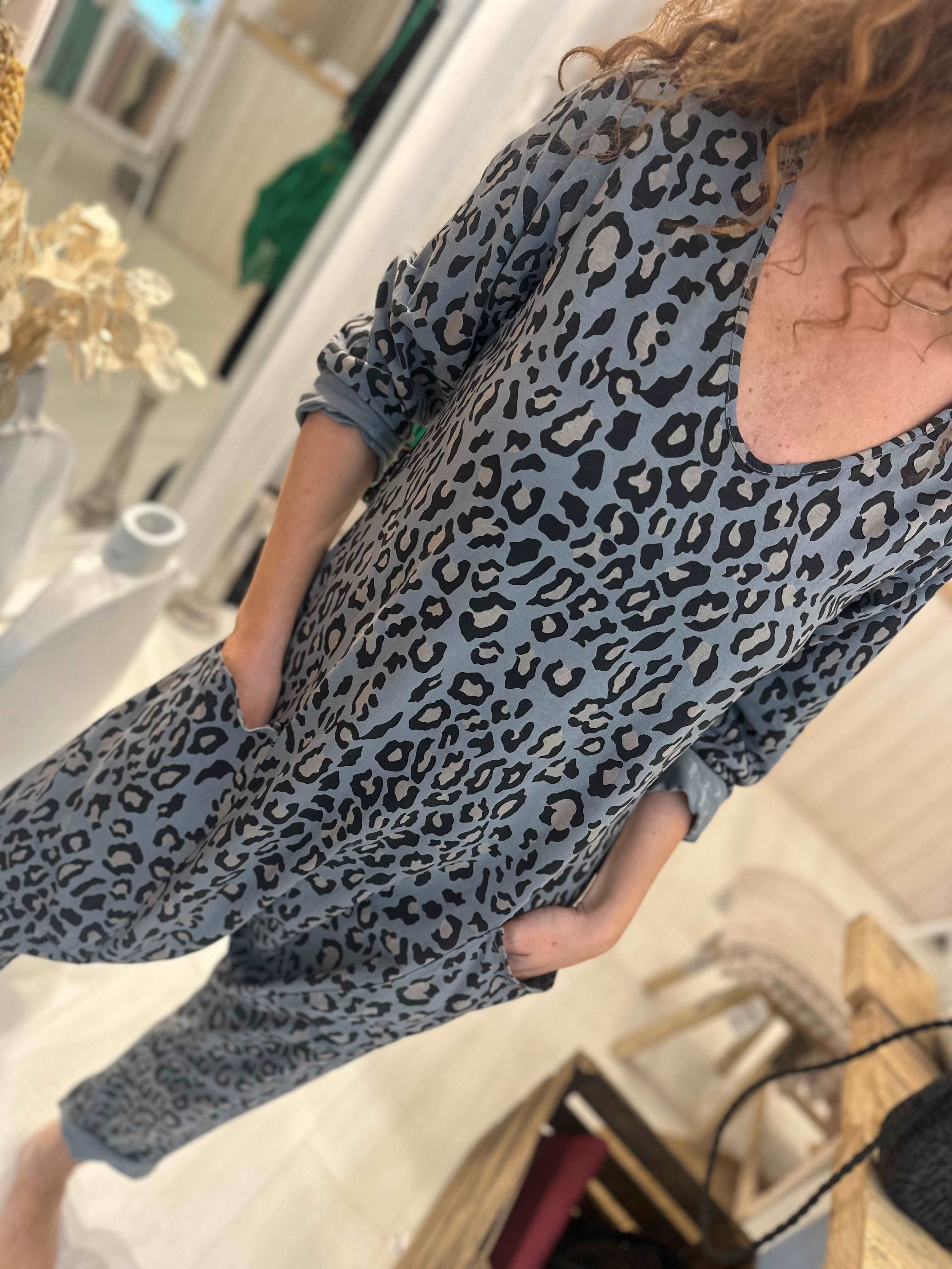 Greta Leopard Jumpsuit