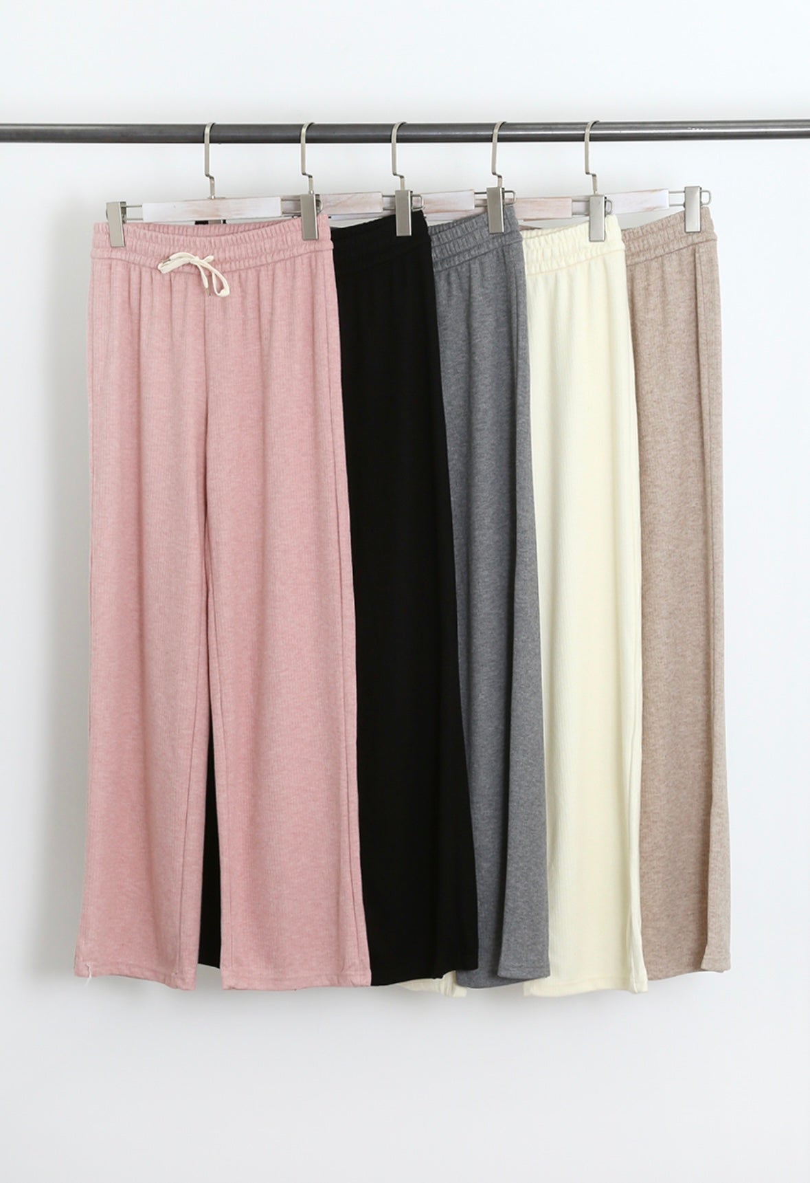 Sheena Wide Leg Ribbed Joggers