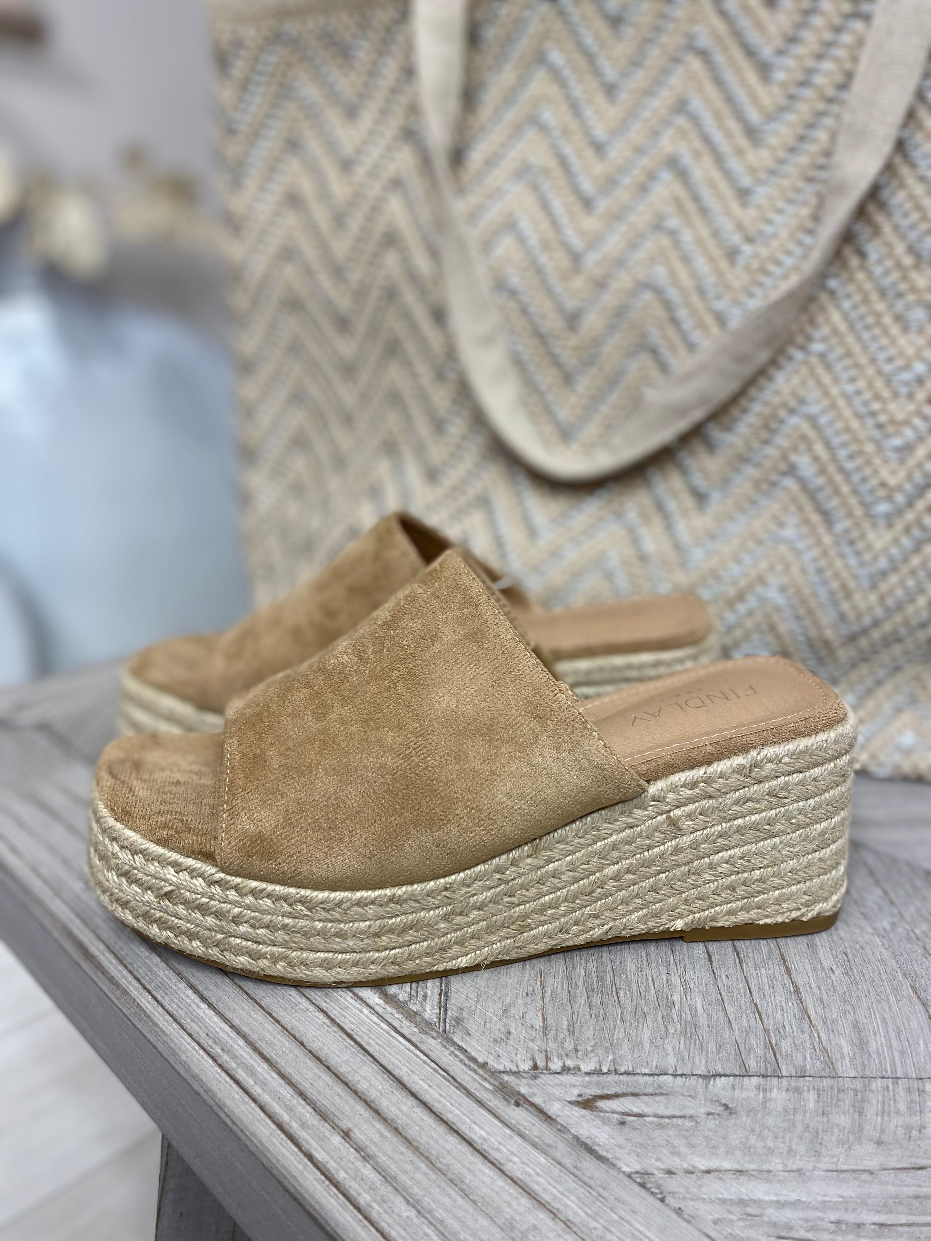 Suede Wedges