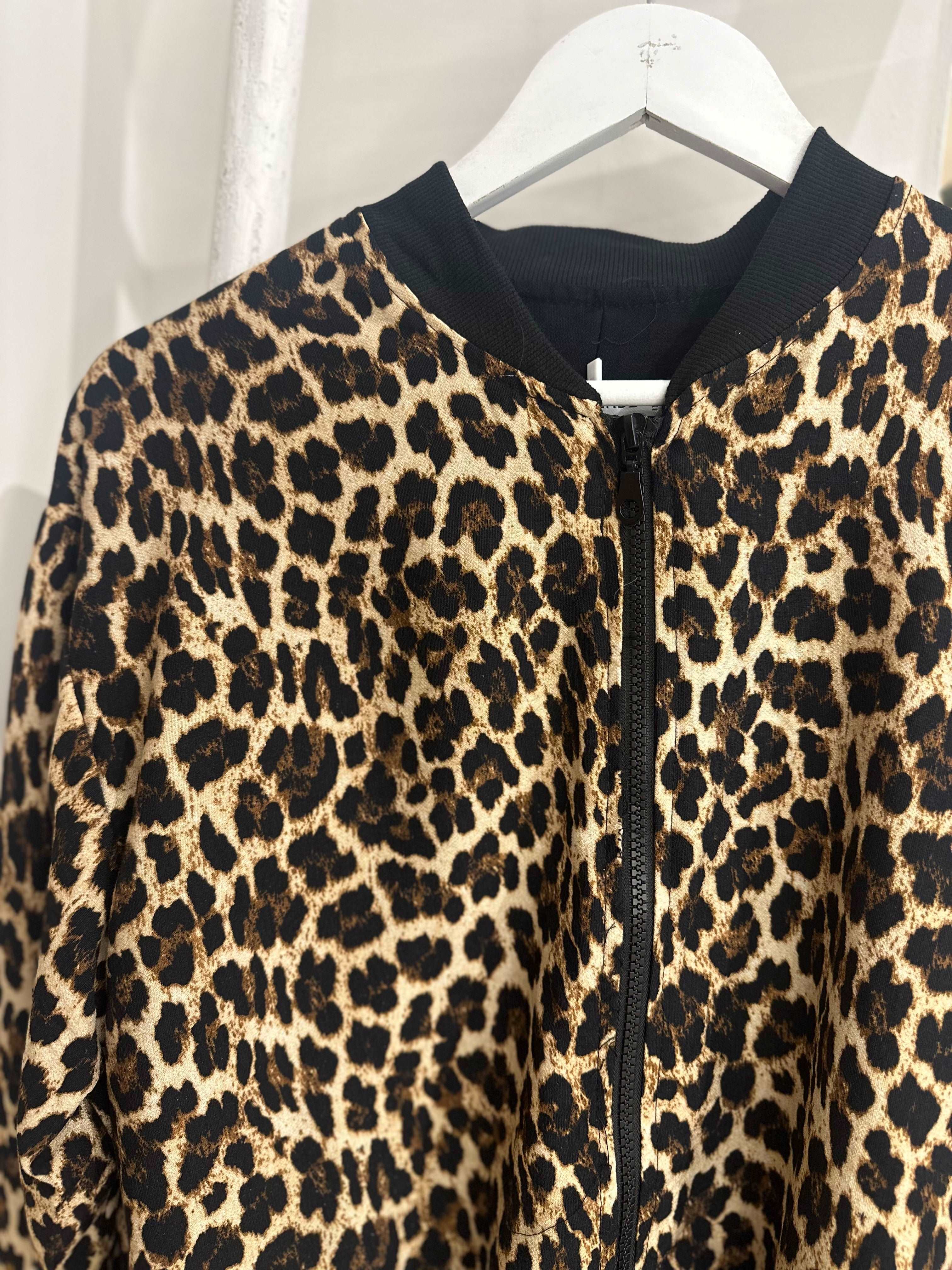 Lula Leopard Zip-Up Jacket