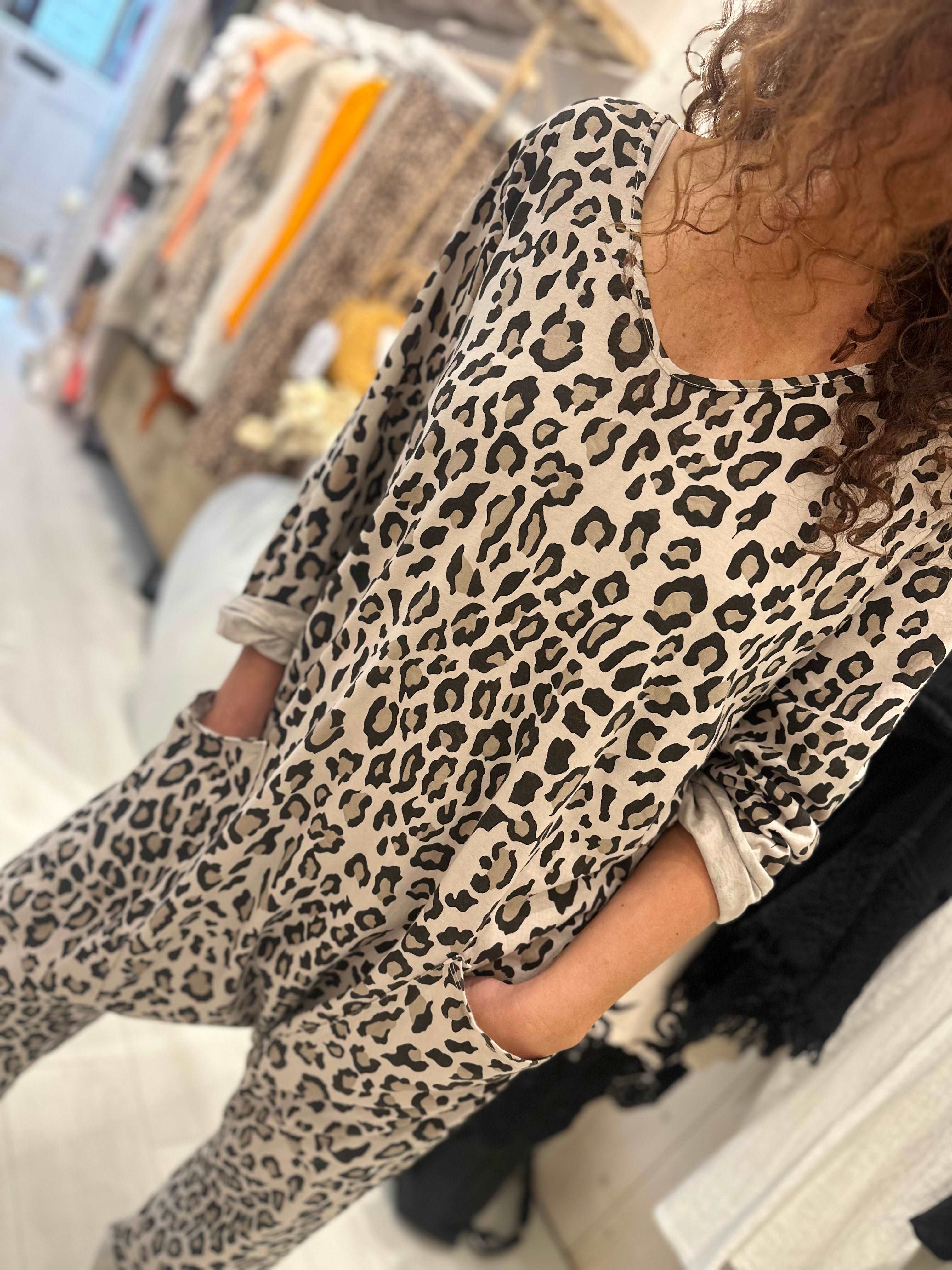 Greta Leopard Jumpsuit