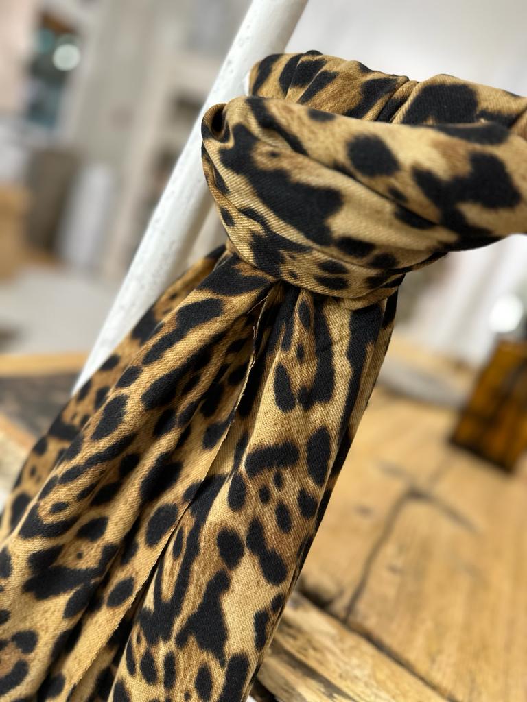 Leopard Print Scarf