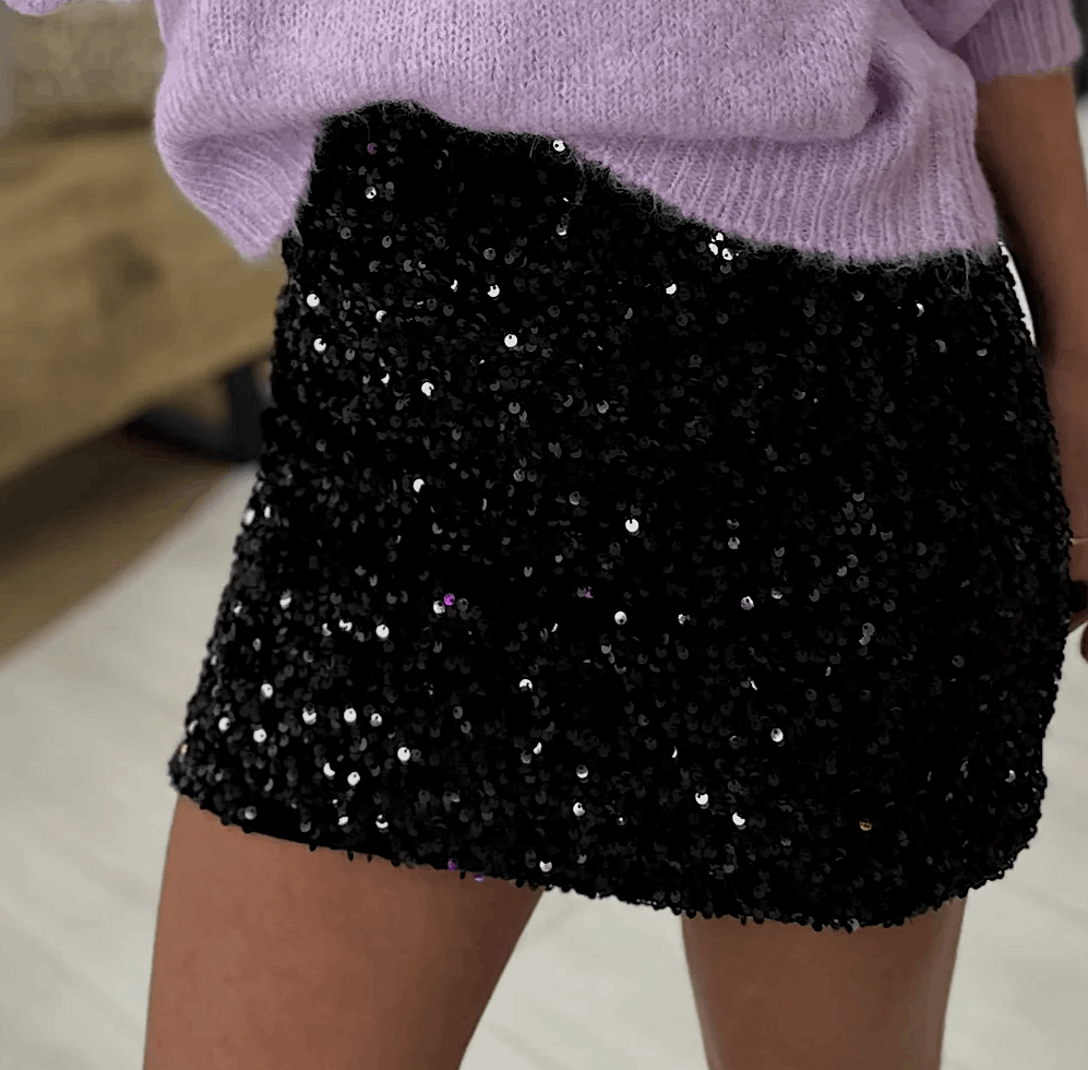 Cinzia Mini Sequin Skirt