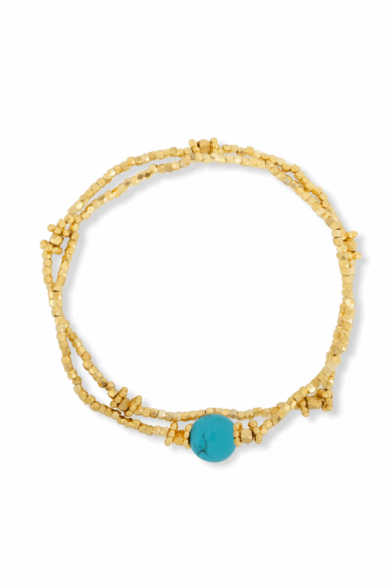 Bluebell Choker Bracelet In Turquoise