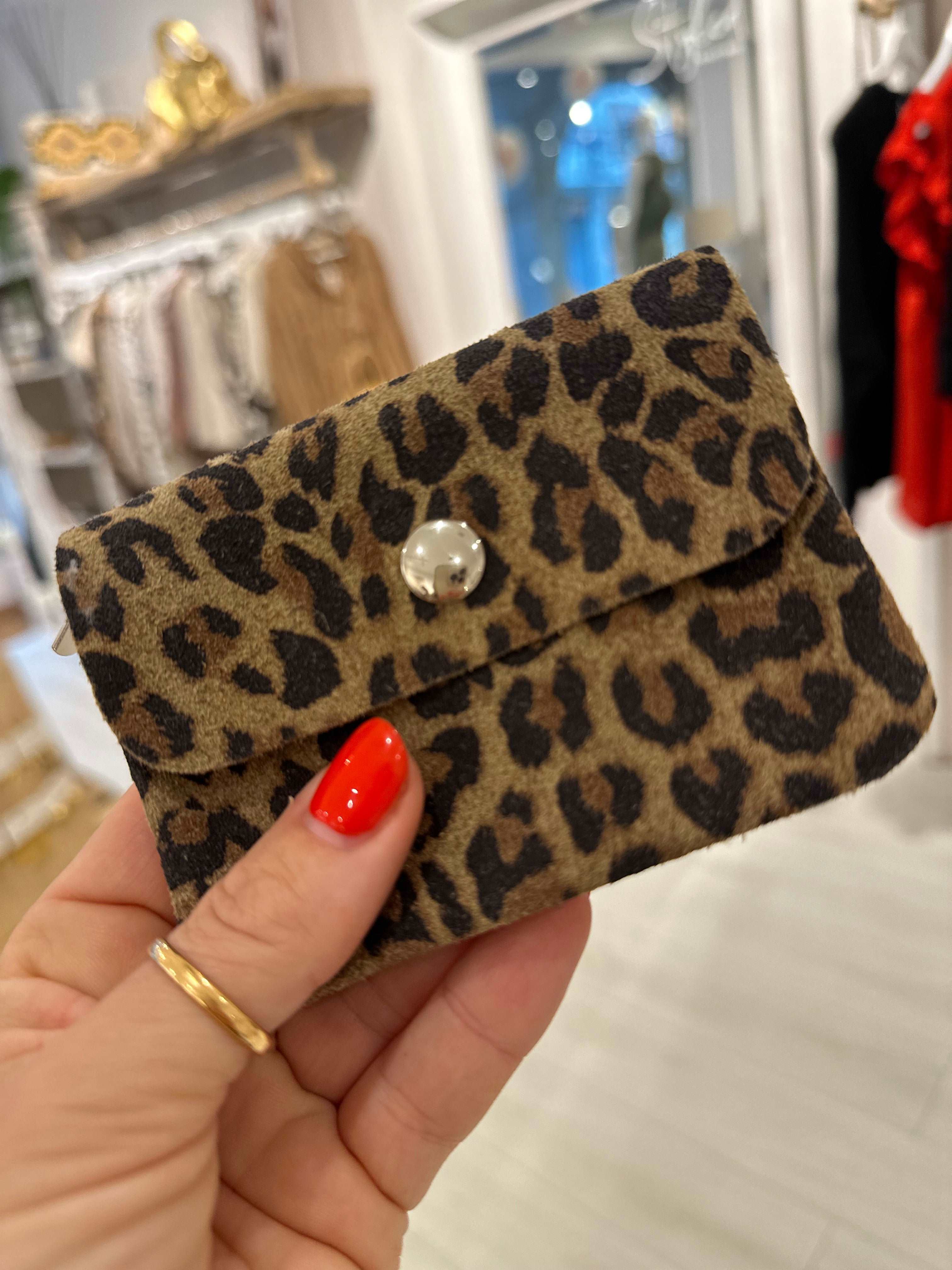 Leopard Print Mini Purse