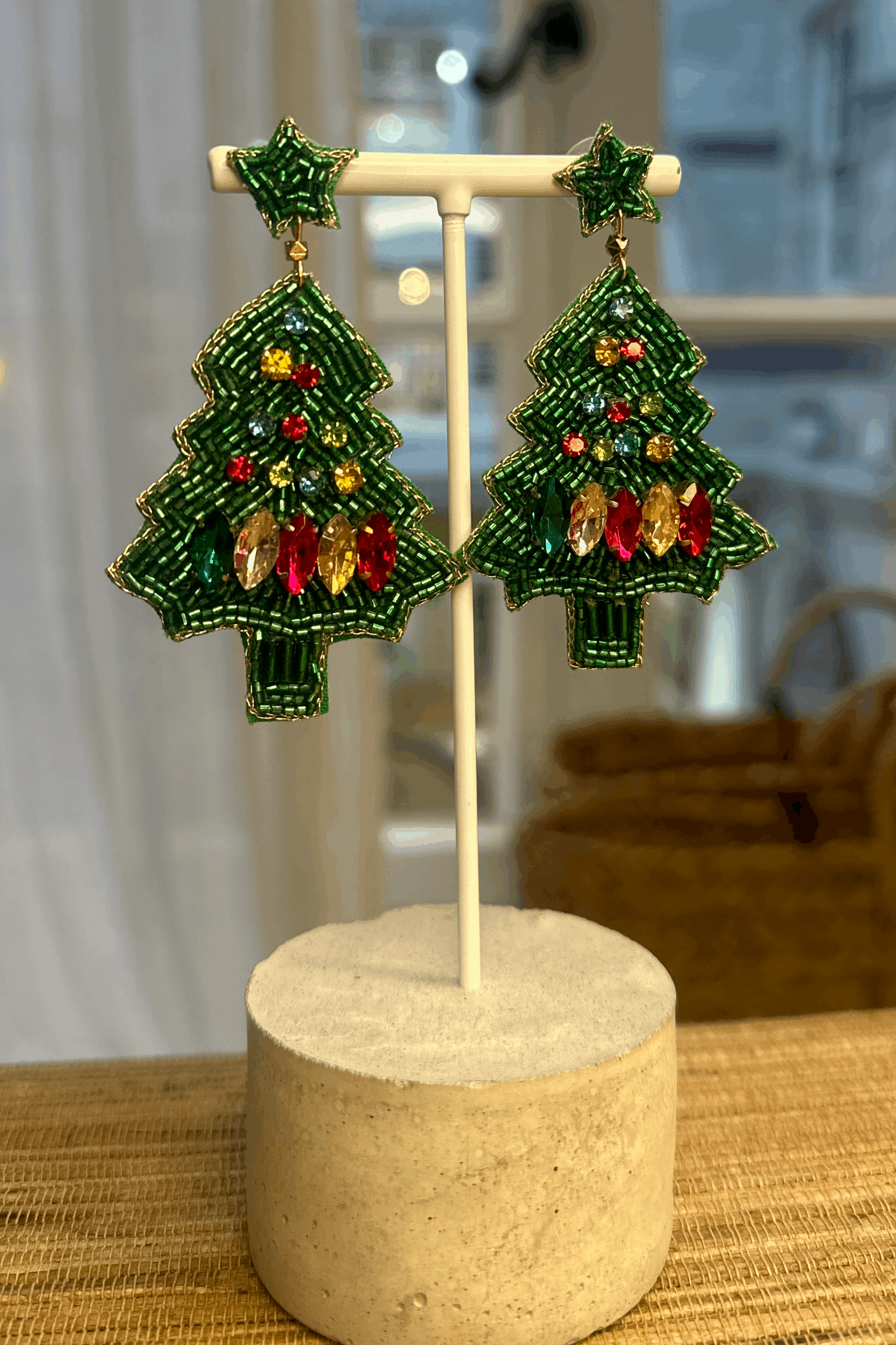 My Doris - Christmas Tree Dangle Earrings