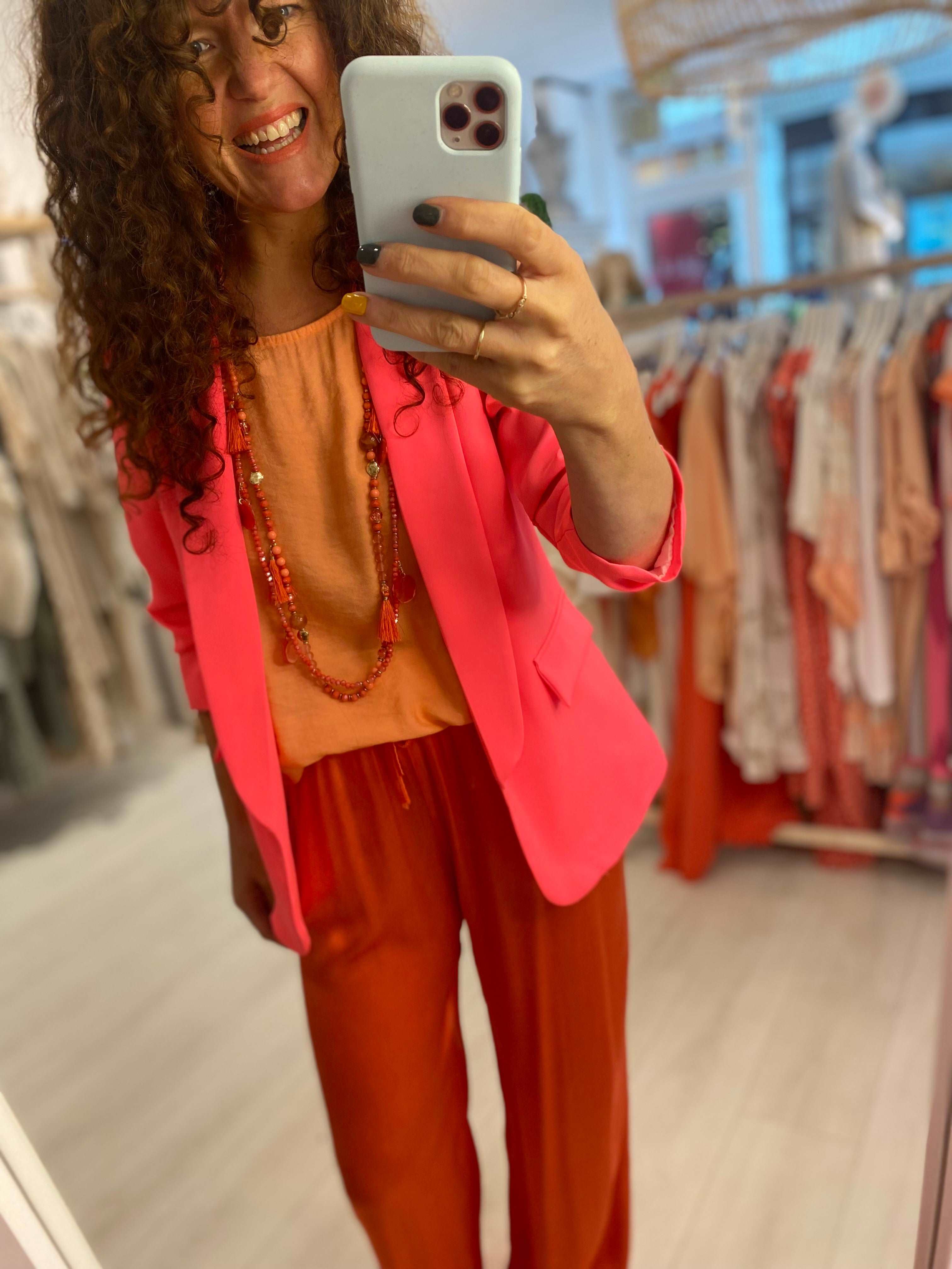 Una Pink Blazer