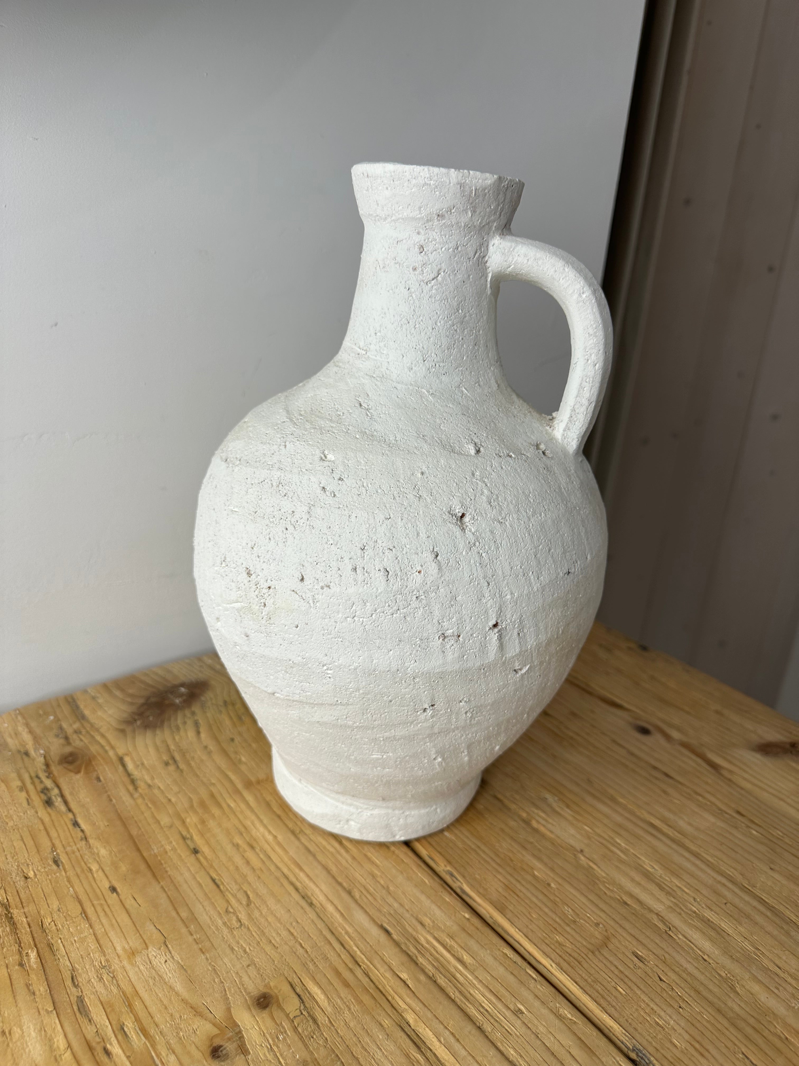 White Teracotta Ornamental Jug