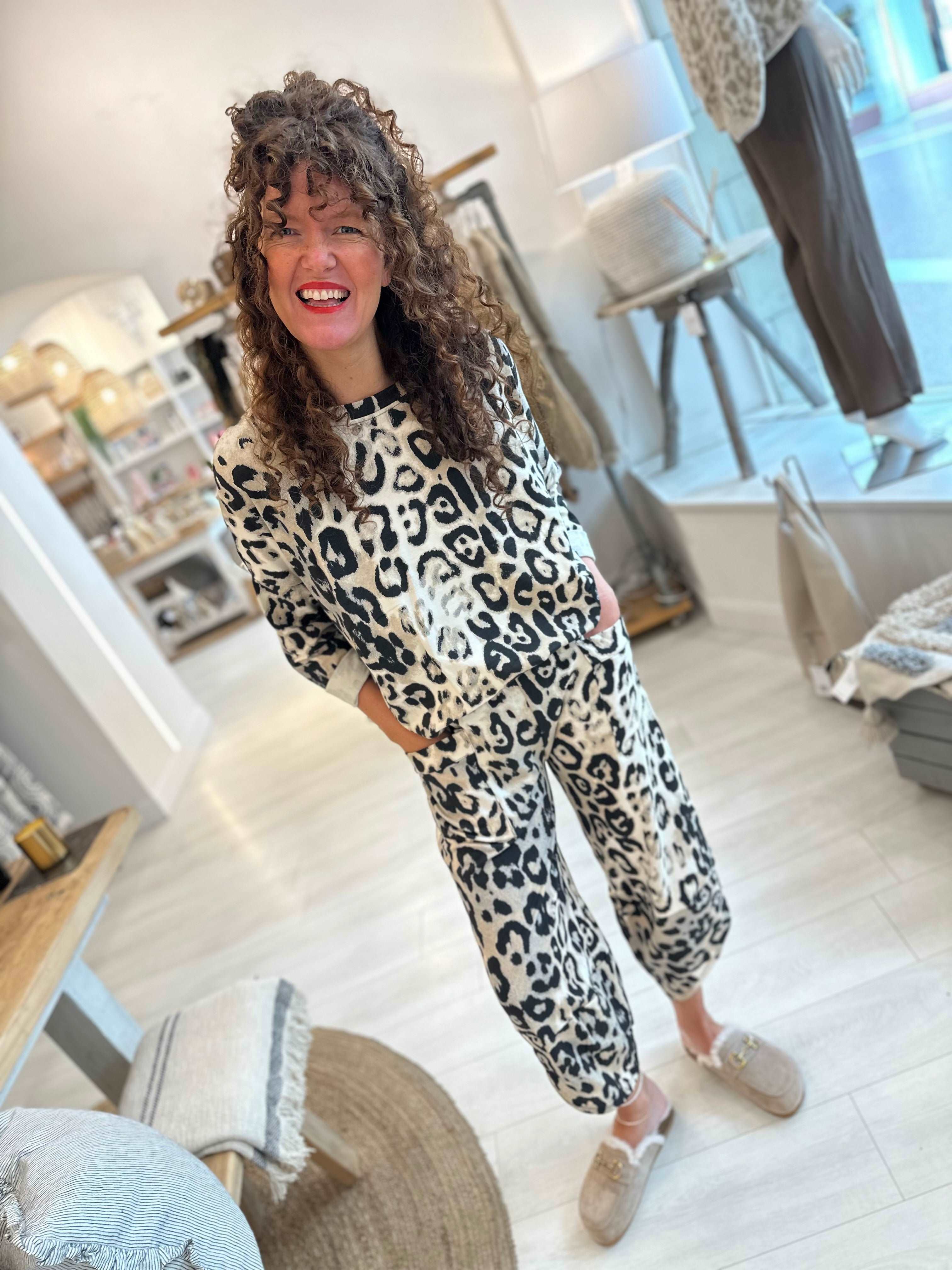 Leopard 2 Piece Tracksuit