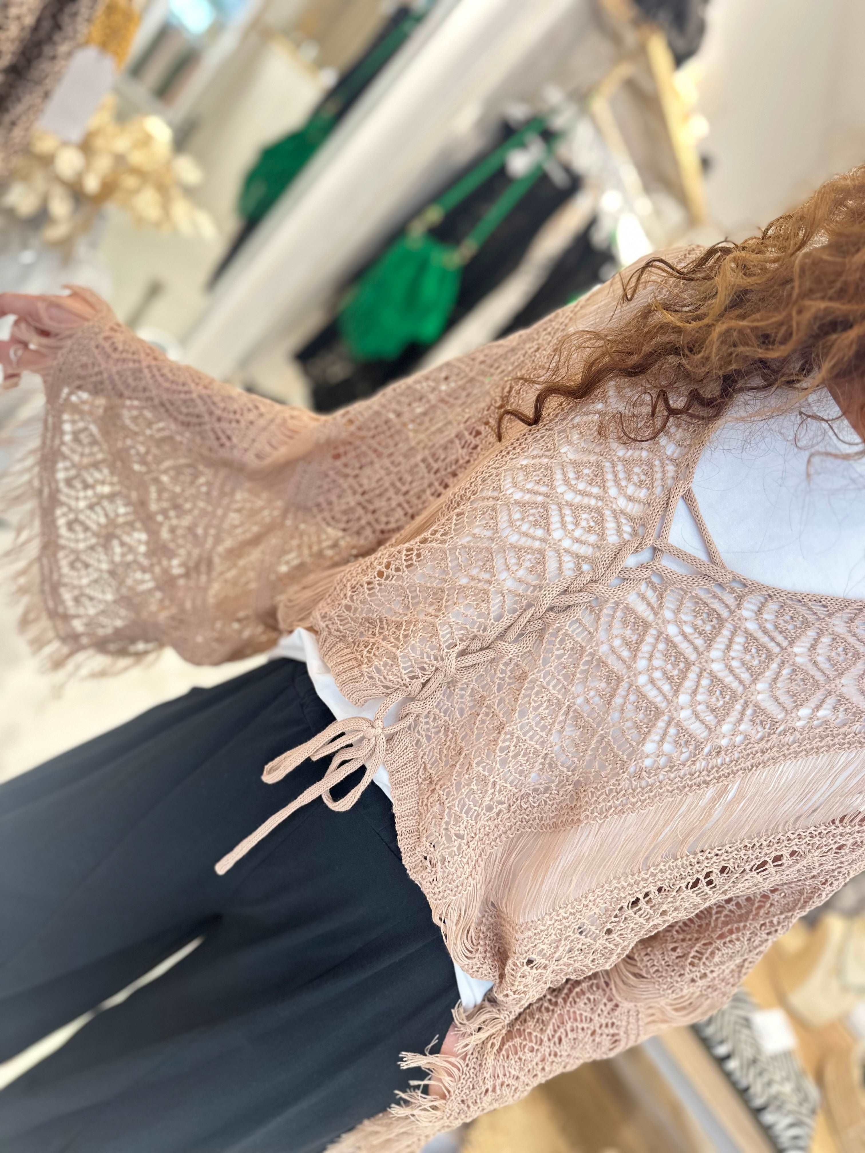 Taylor Crochet Boho Top