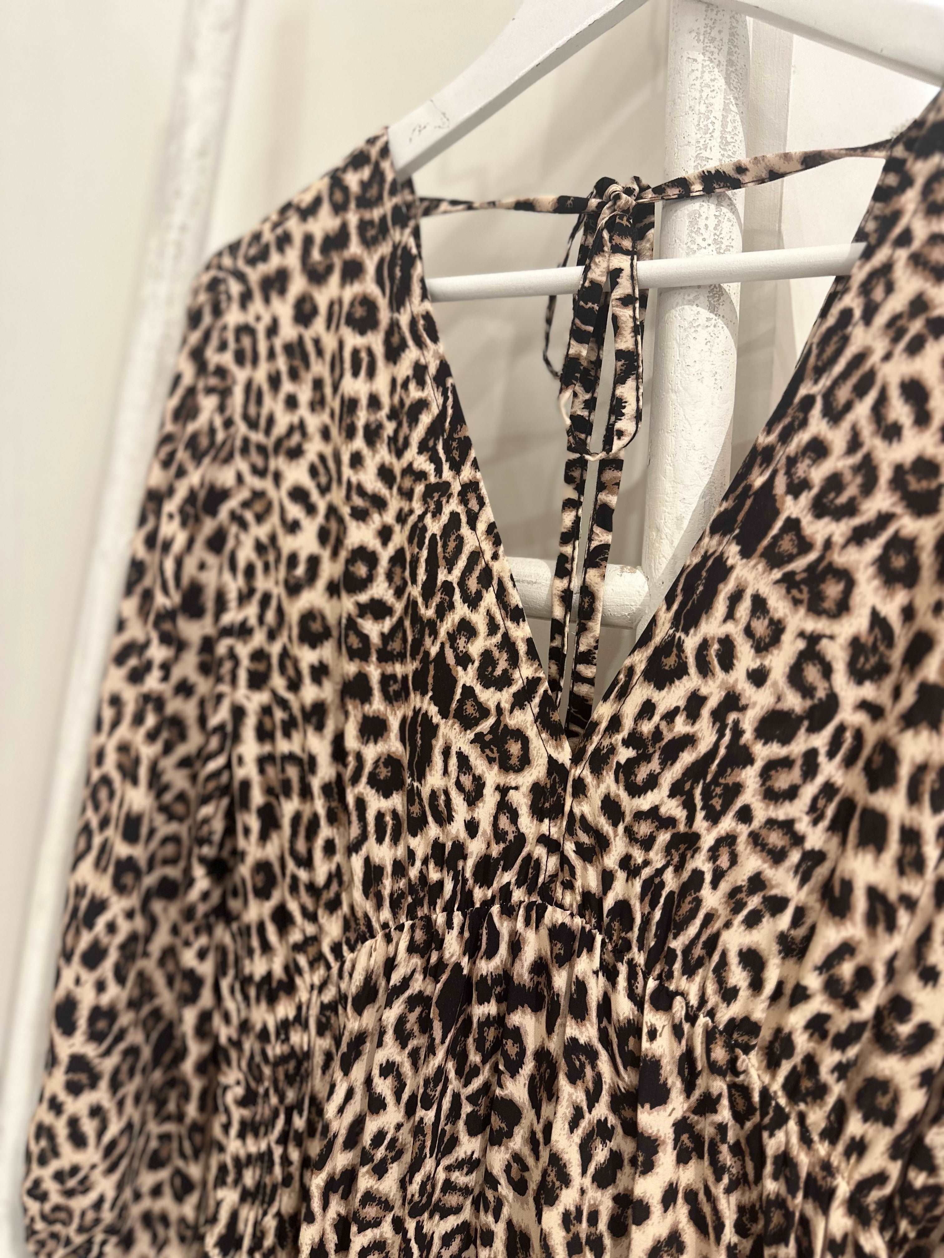 Genevieve Leopard Maxi