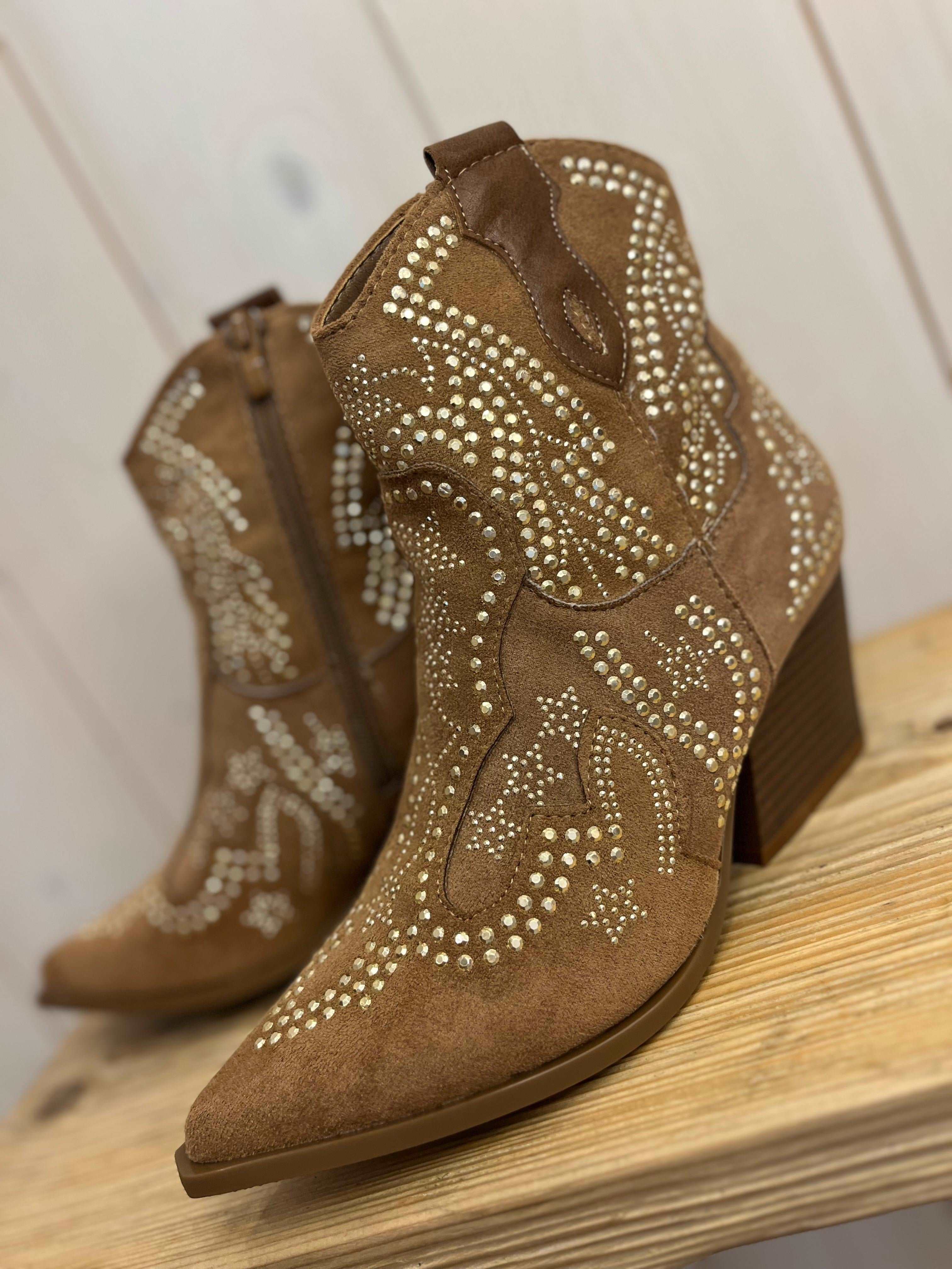 Studded Cowboy Boots