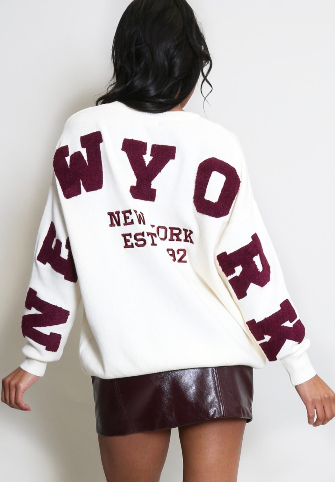 NY Embossed Jumper