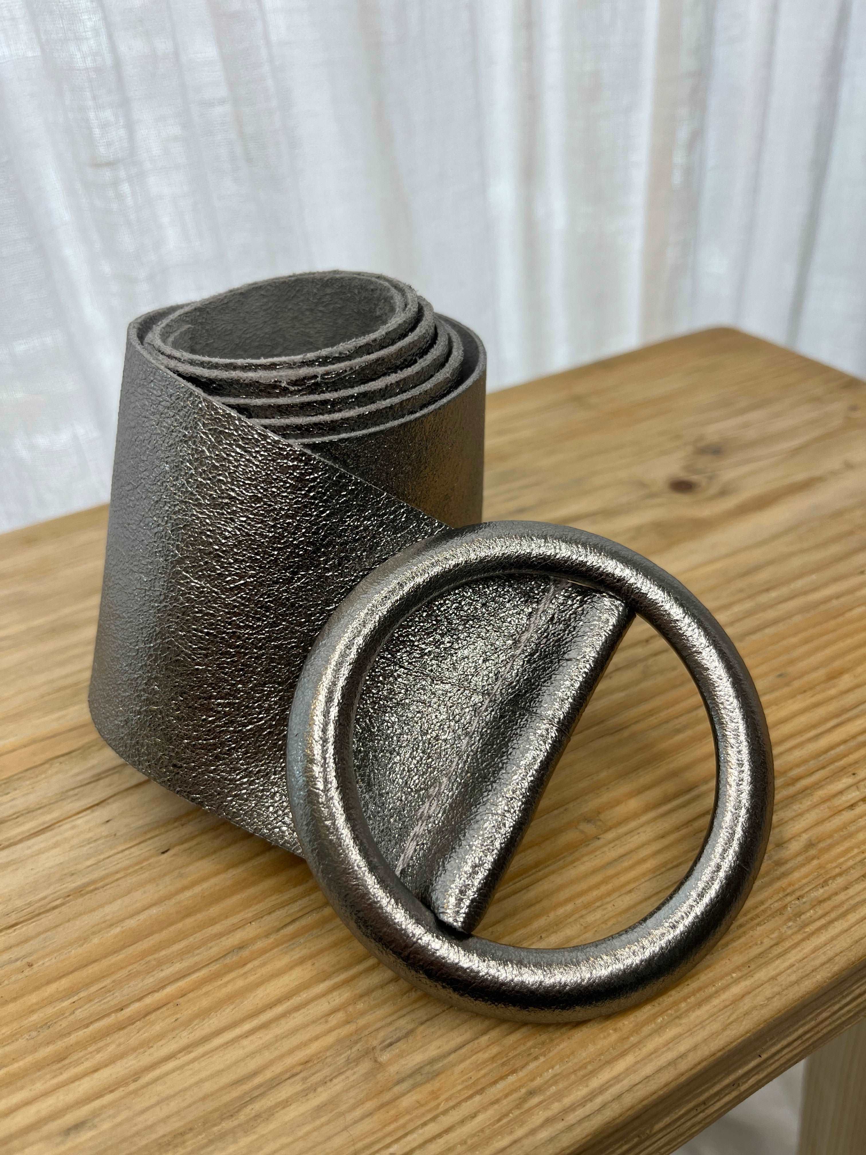 Leather Wide Belt