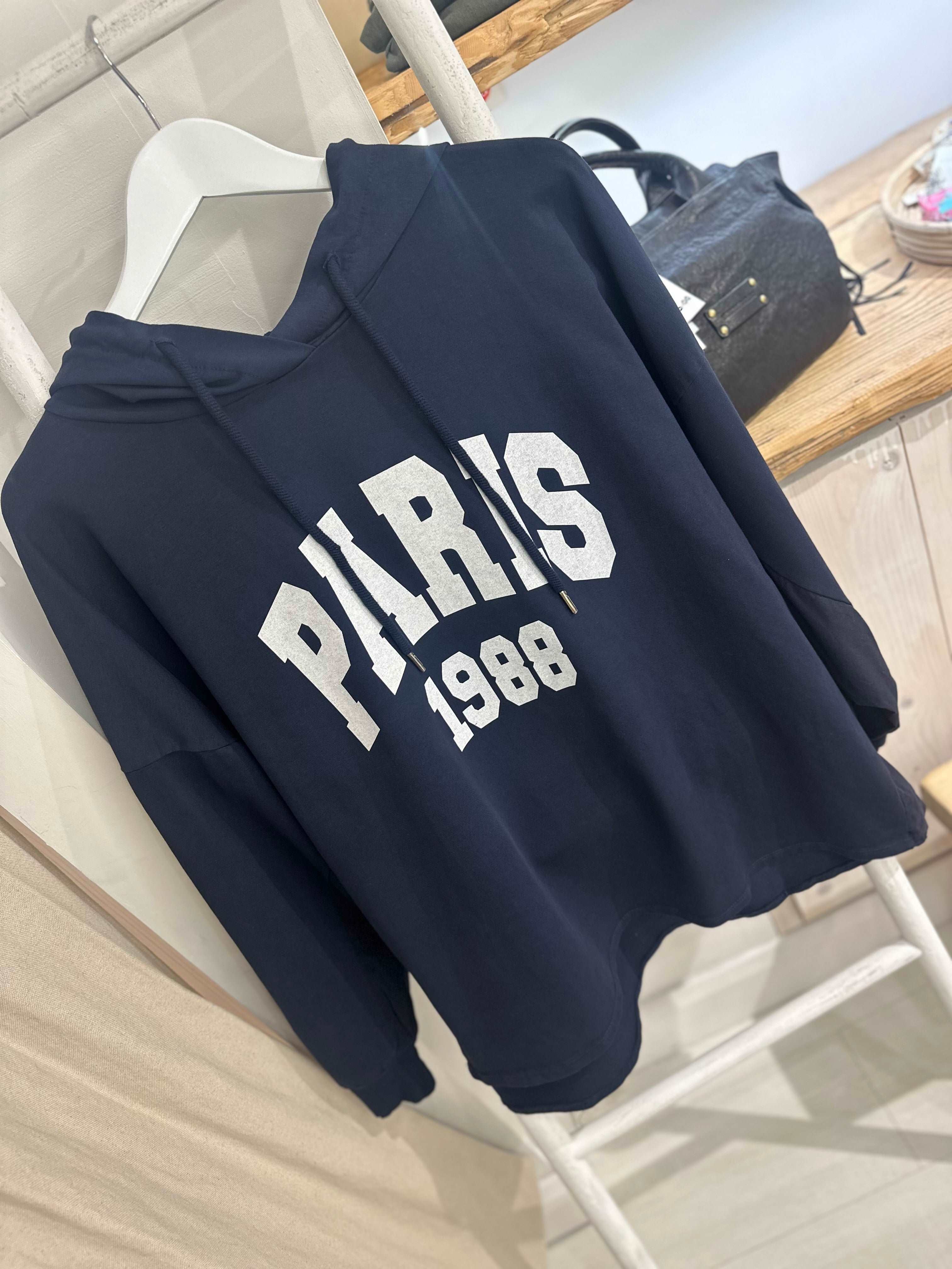 Paris Graphic Hooded Sweat