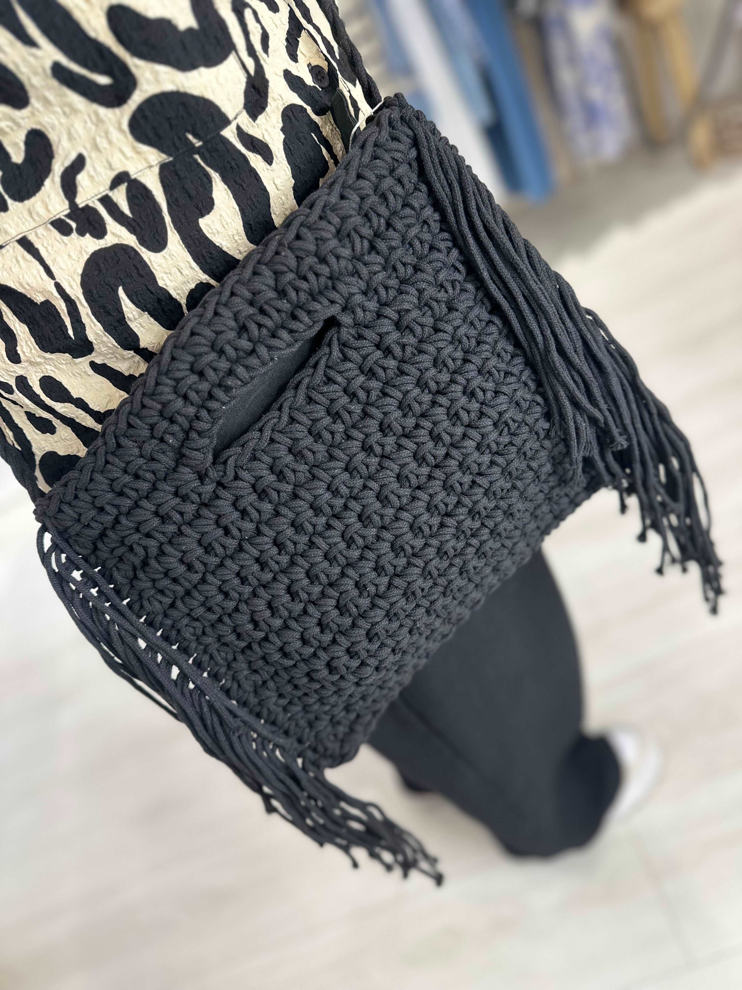 Crochet Cross Body Bag