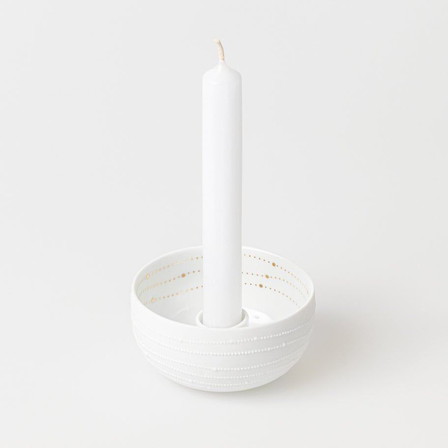 Candle Bowl Dot lines