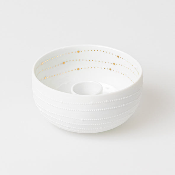 Candle Bowl Dot lines