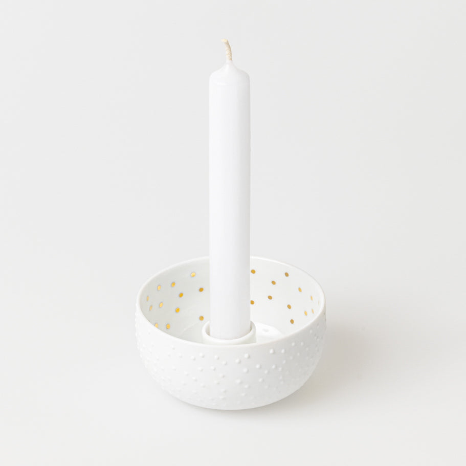 Spotted Candle Bowl