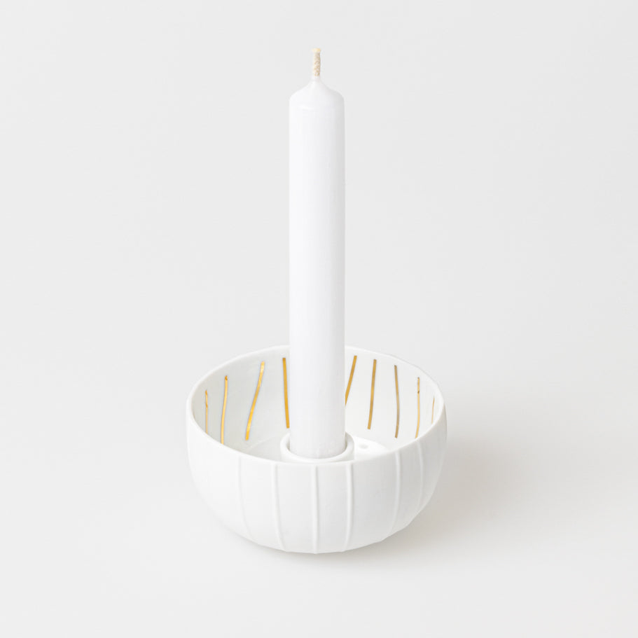 Candle Bowl Stripes