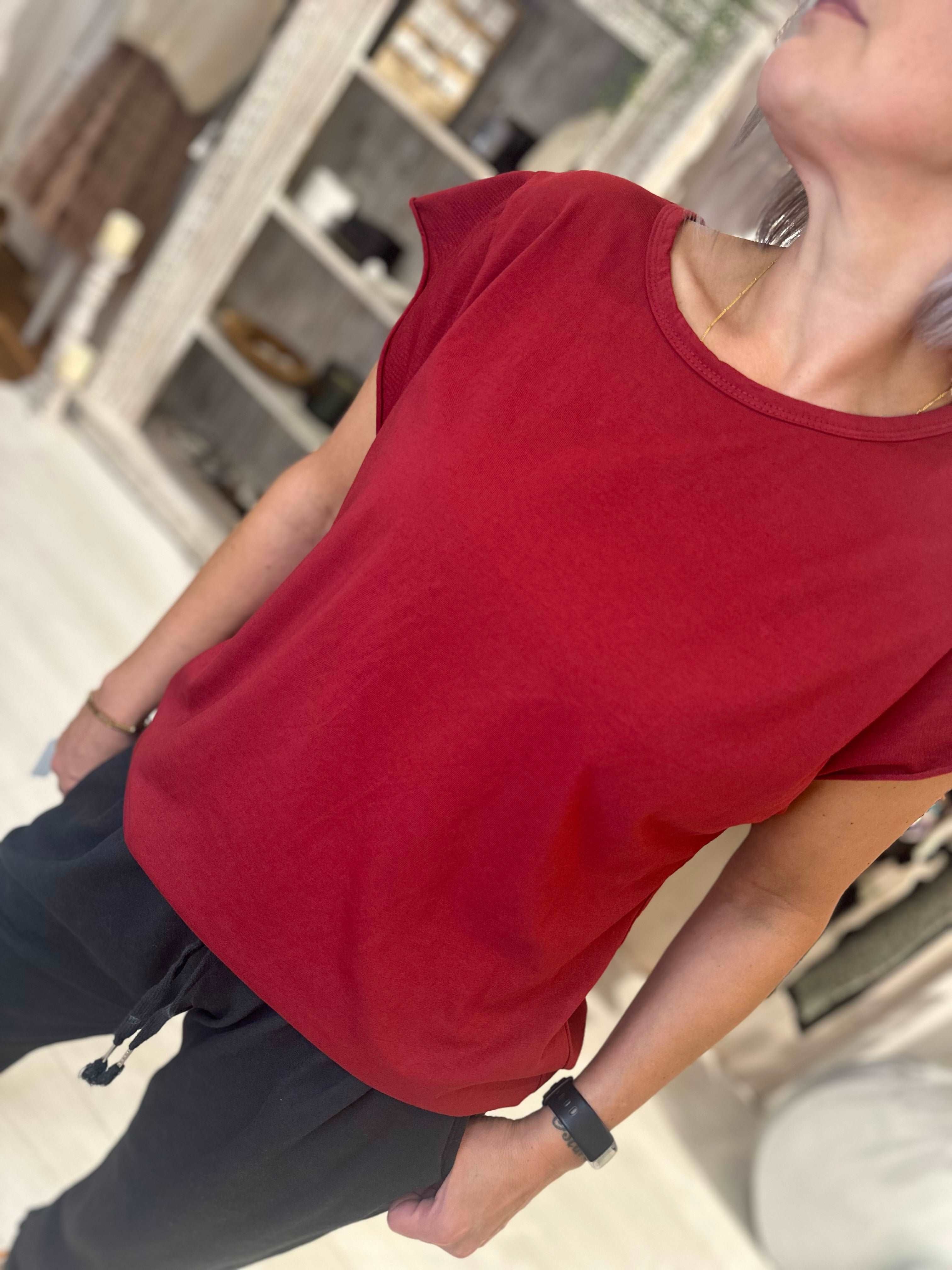 Cut Sleeve Tee