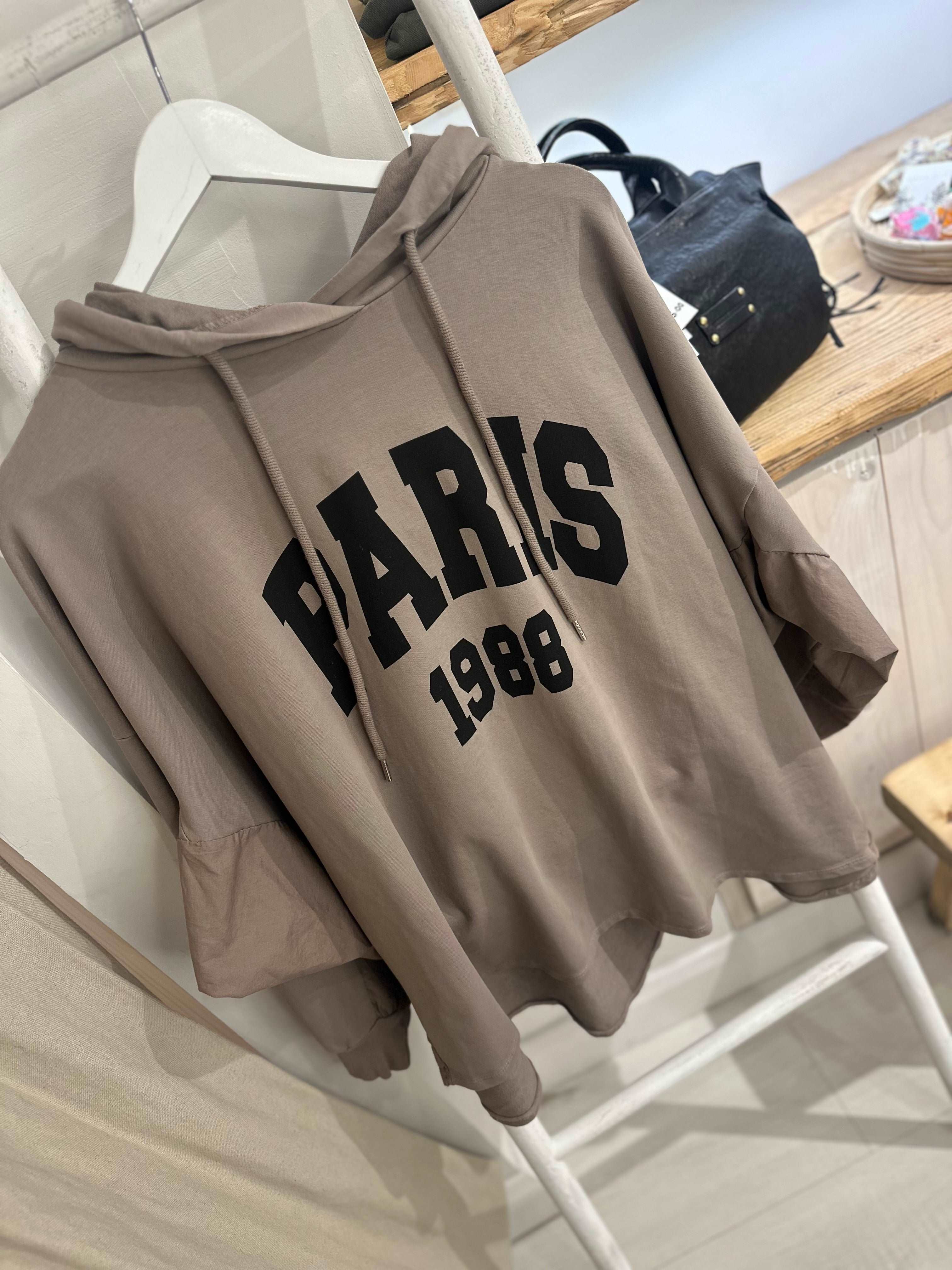 Paris Graphic Hooded Sweat