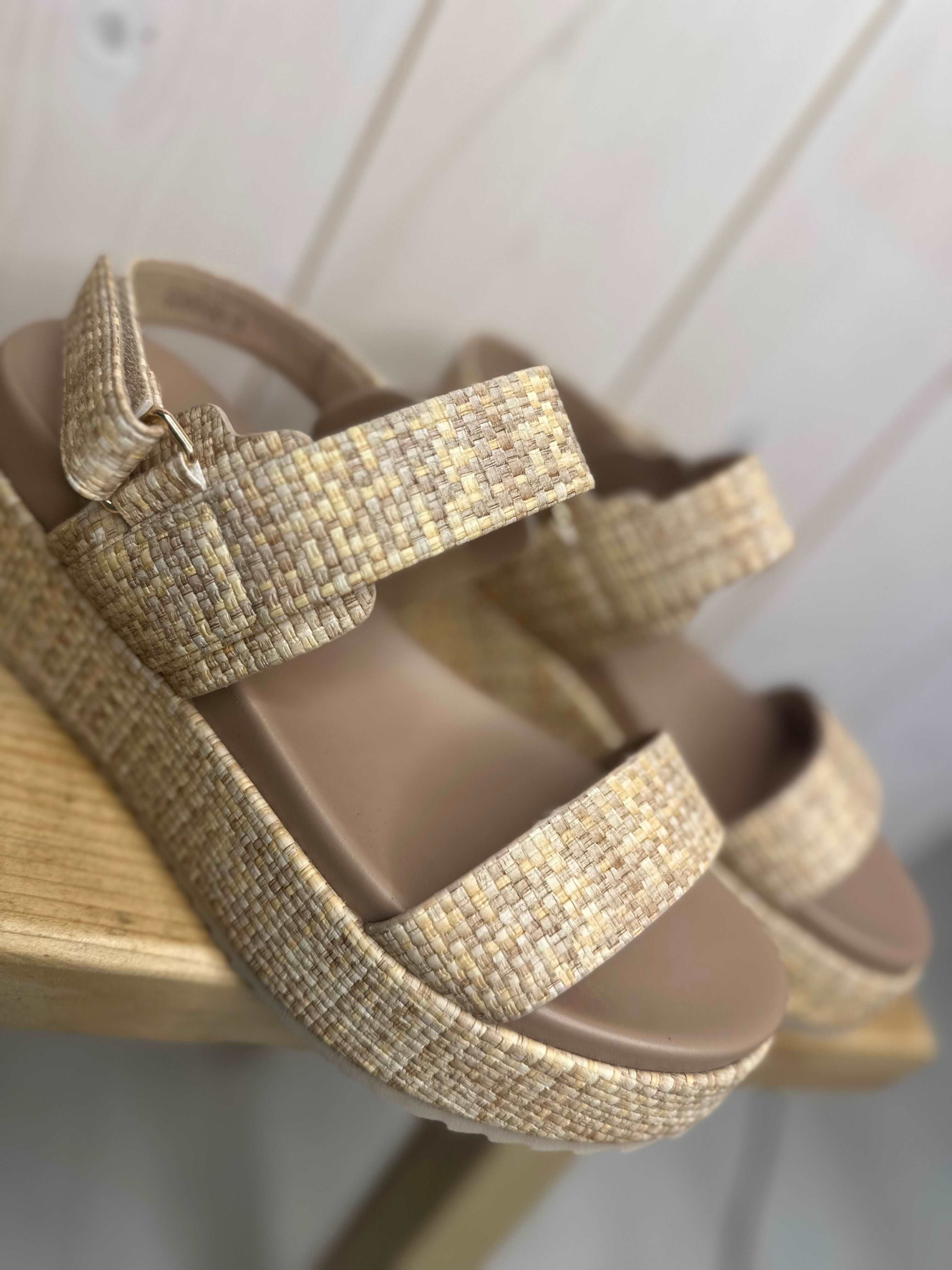 Platform Weave Sandals