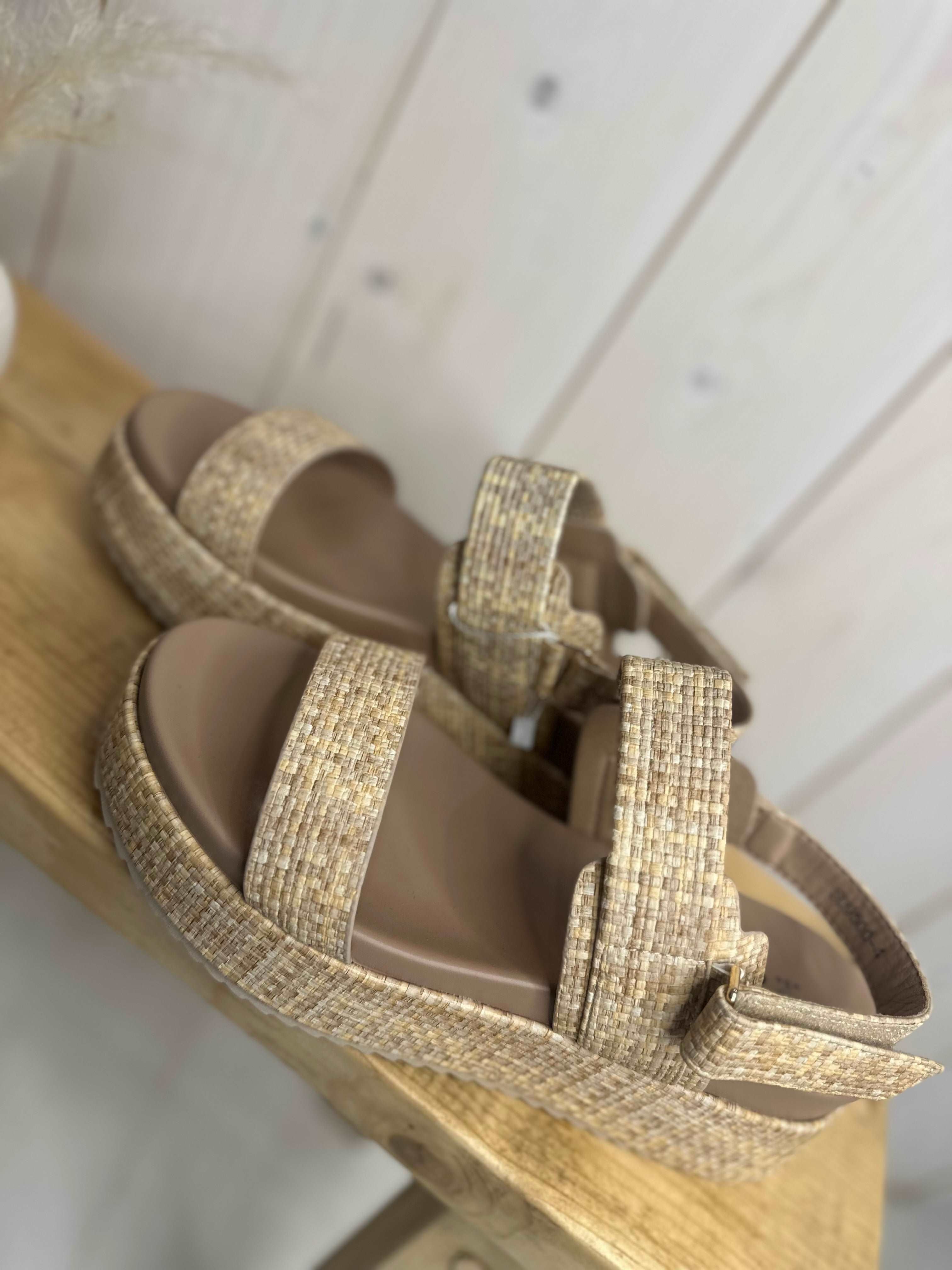 Platform Weave Sandals