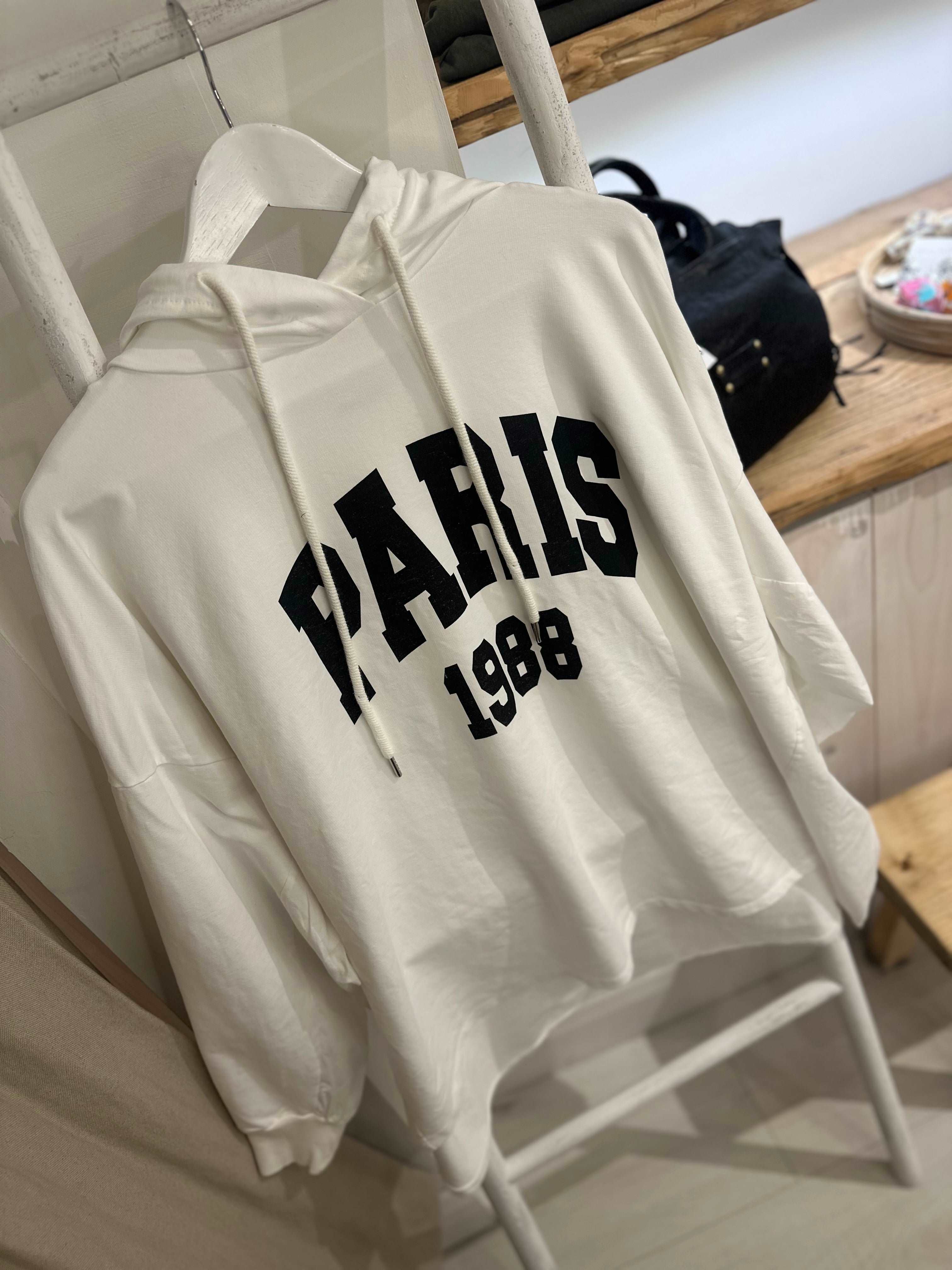 Paris Graphic Hooded Sweat