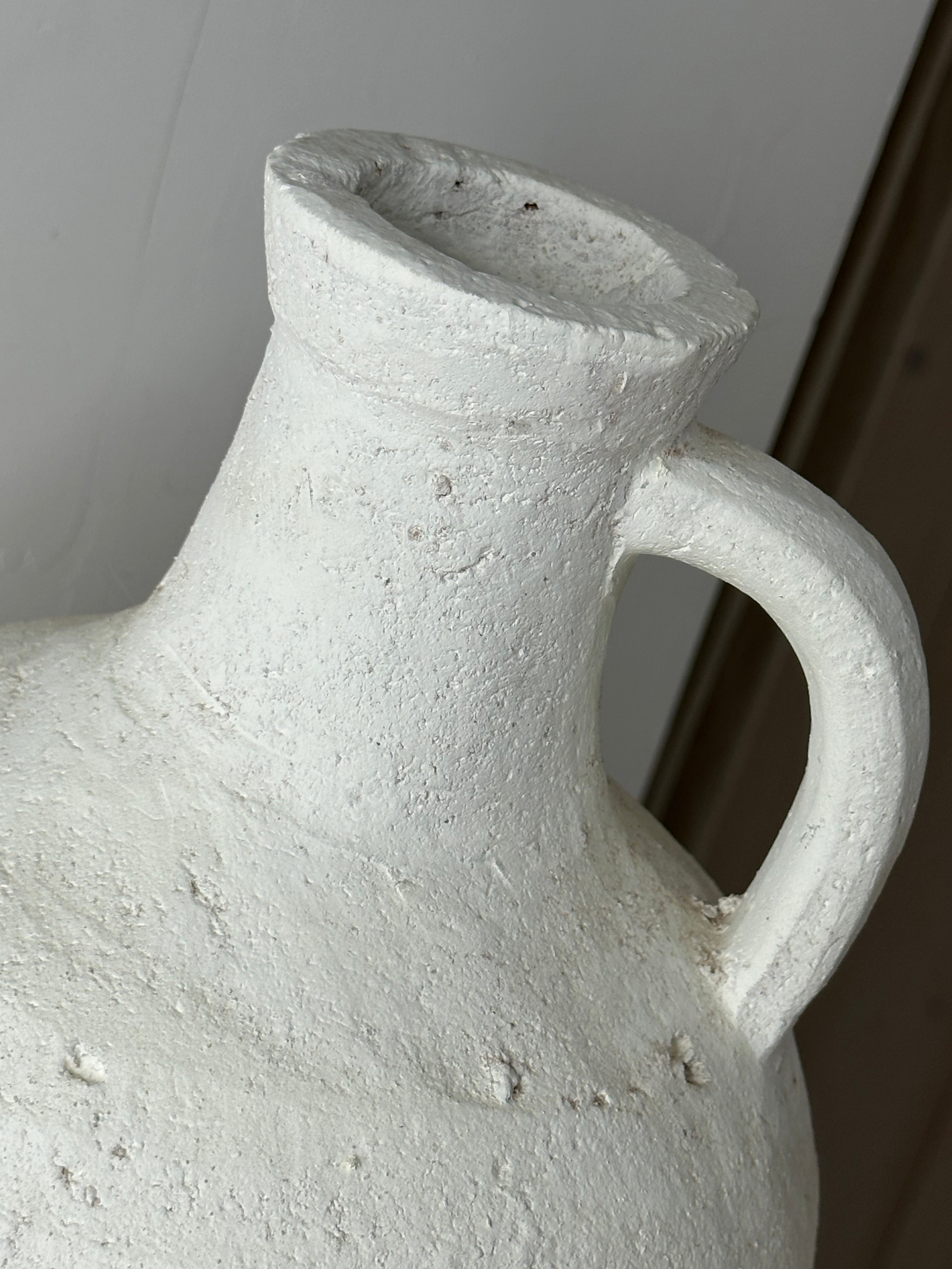 White Teracotta Ornamental Jug