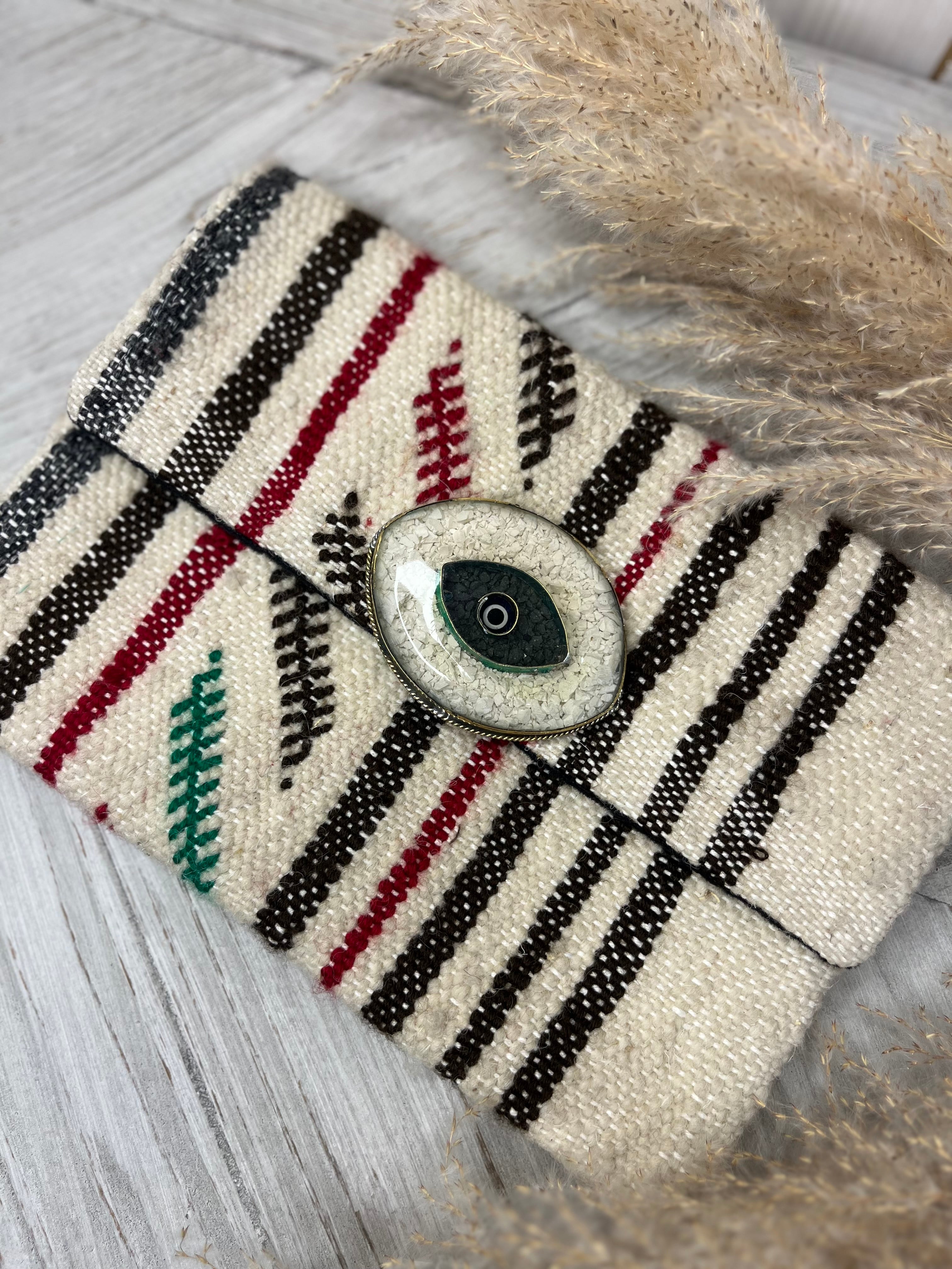 Third Eye Woven Clutch