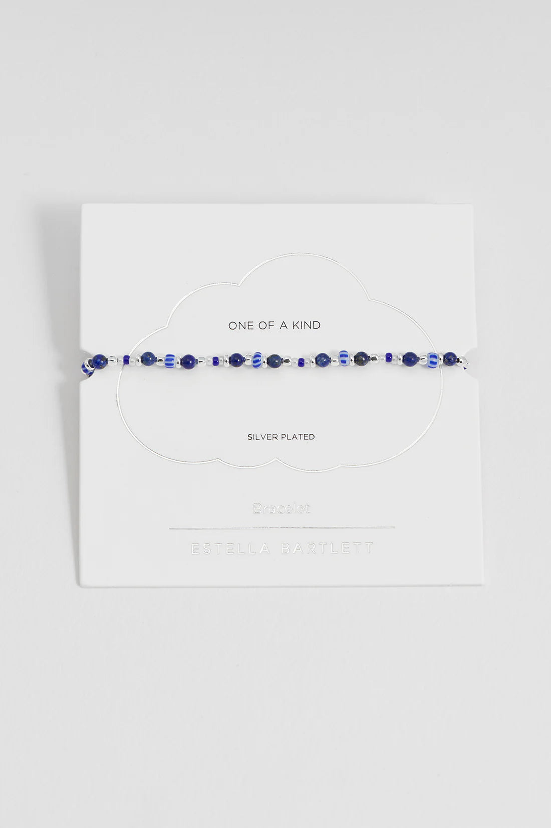 Blue Mixed Glass Amelia Bracelet