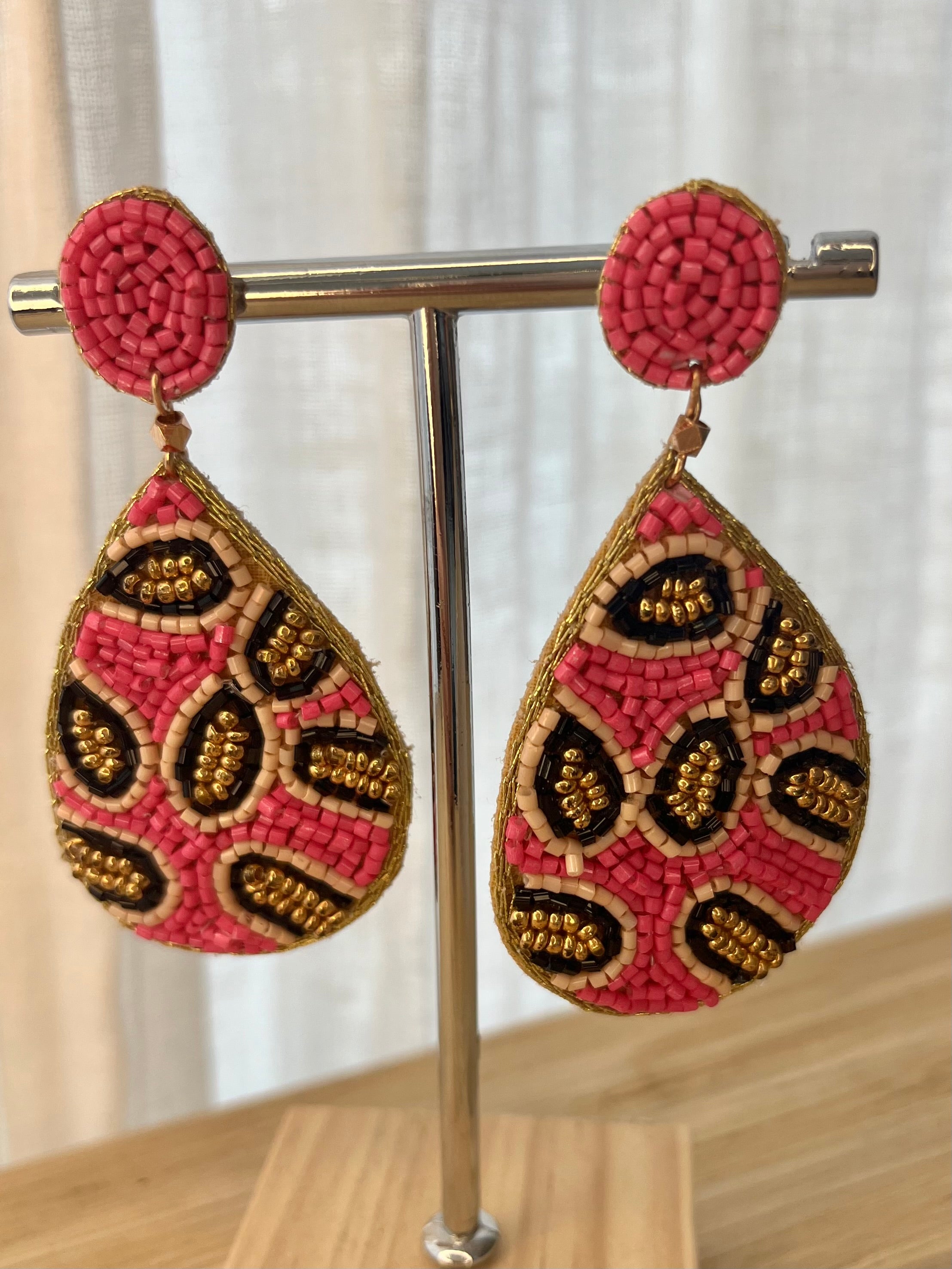 My Doris - Teardrop Leopard Earring