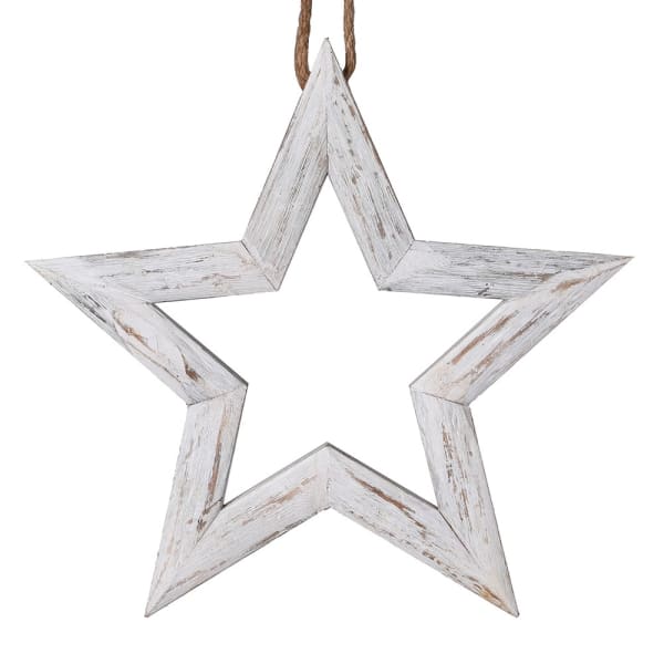 Large Hanging Wooden Star