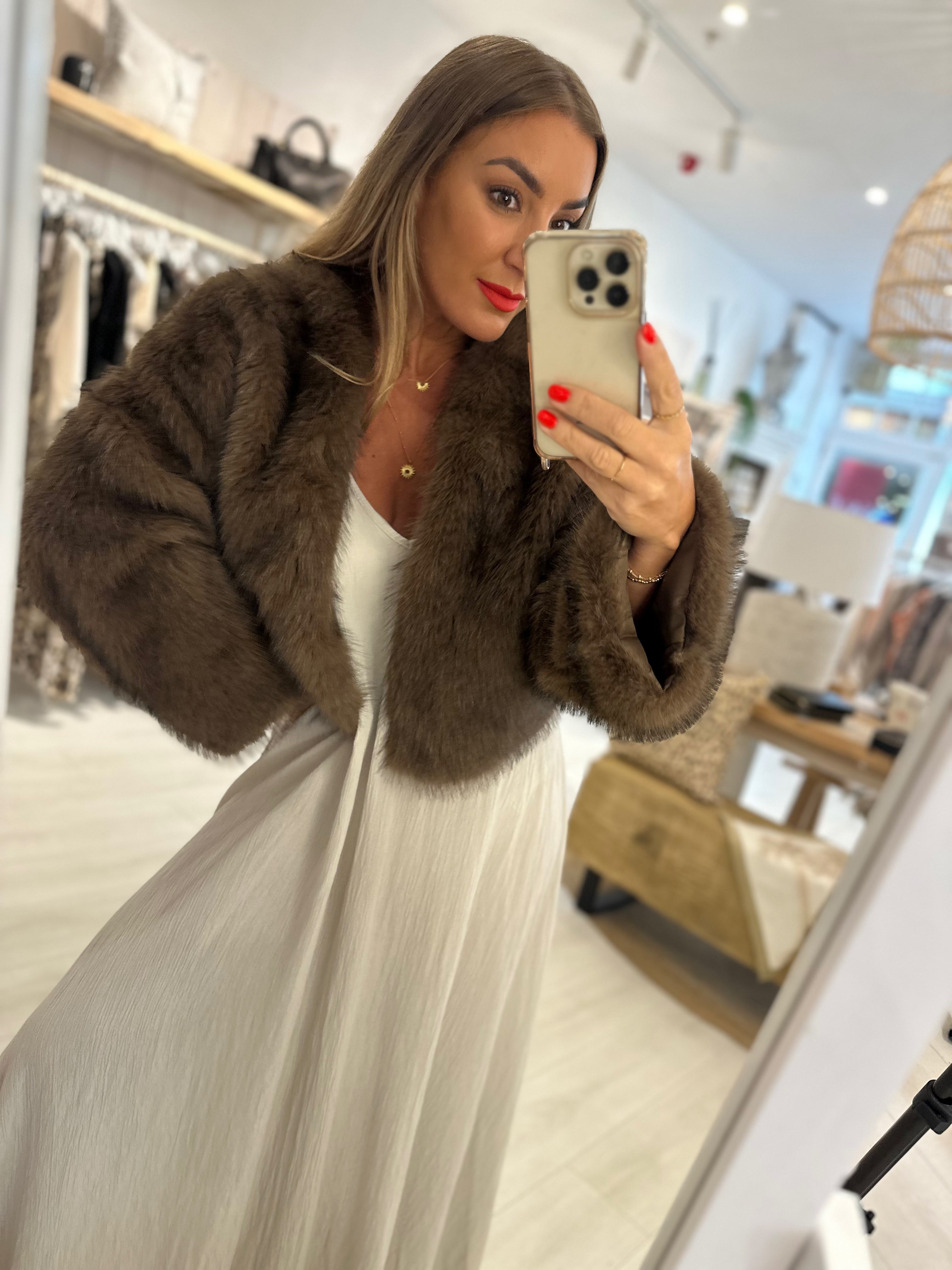 Adil Faux Fur Coat