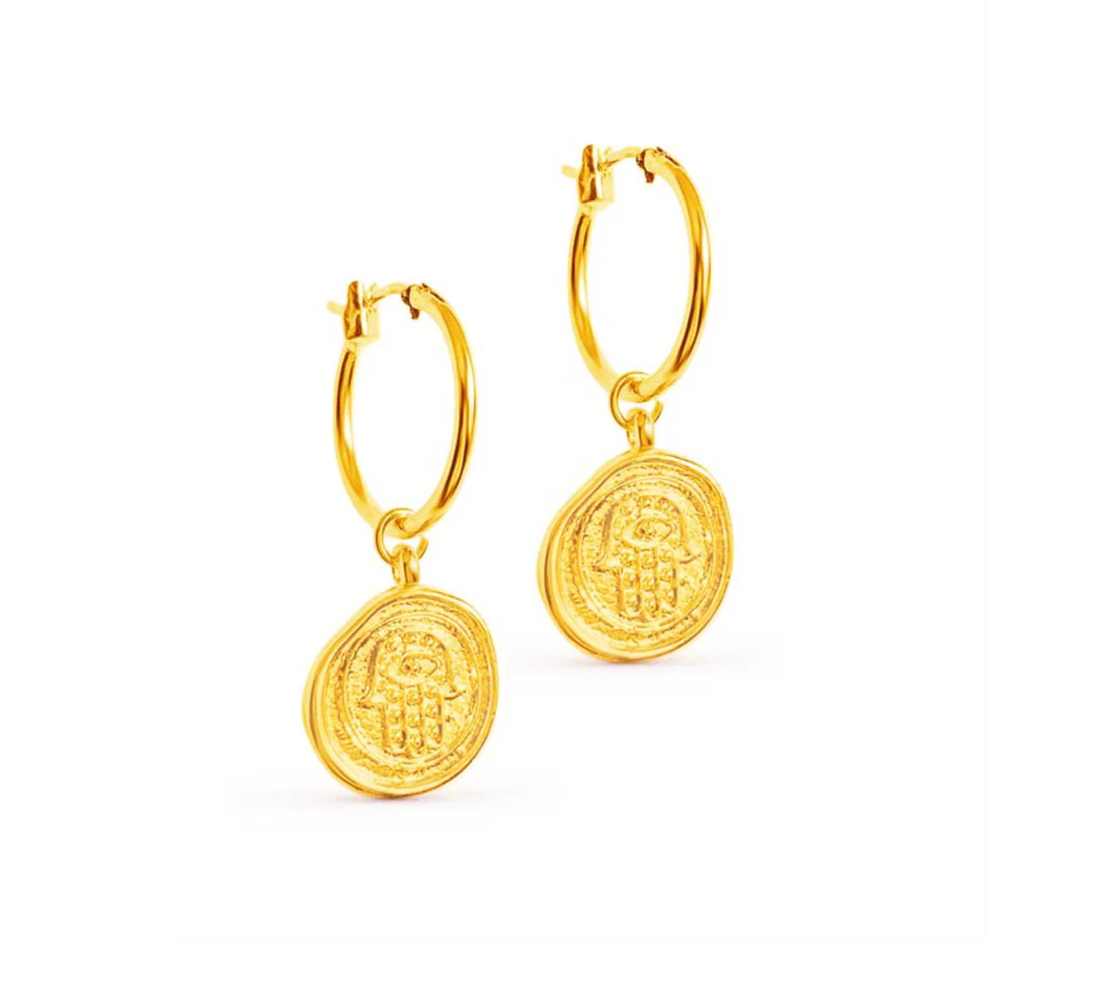 Palma Hamsa hand earrings