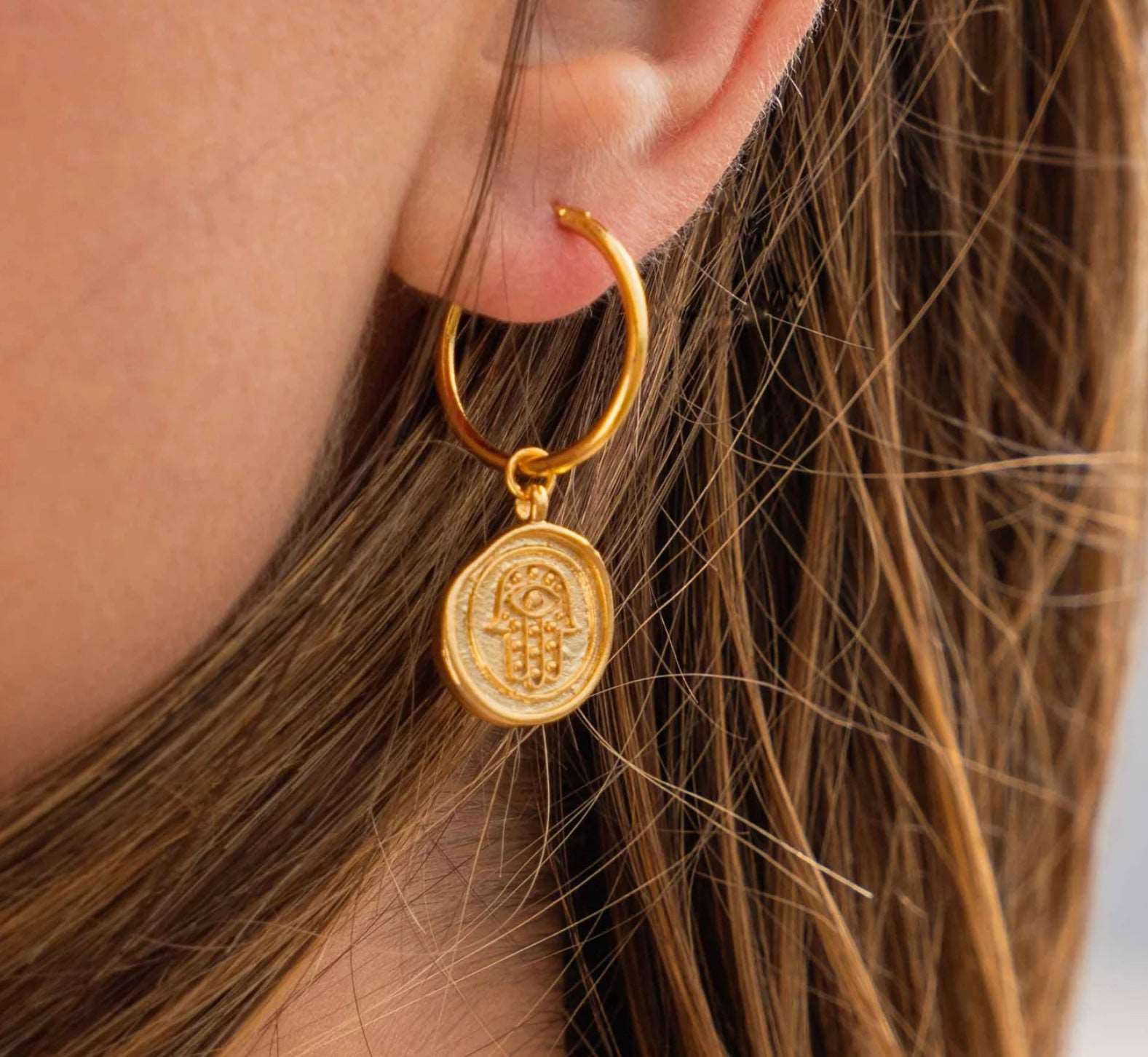 Palma Earrings // Hand store Earrings, Hand Outline Earrings