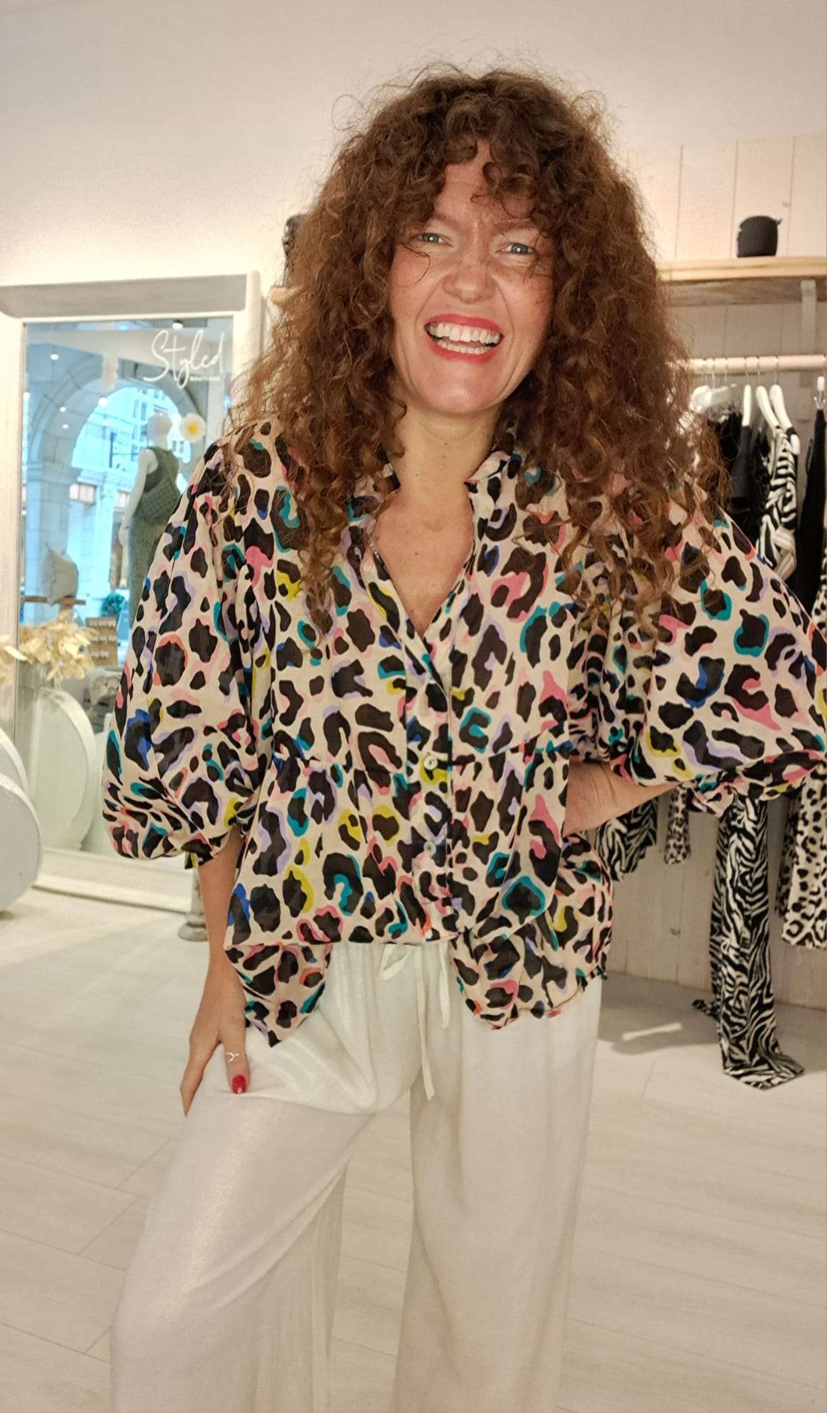 Lorelei Leopard Blouse