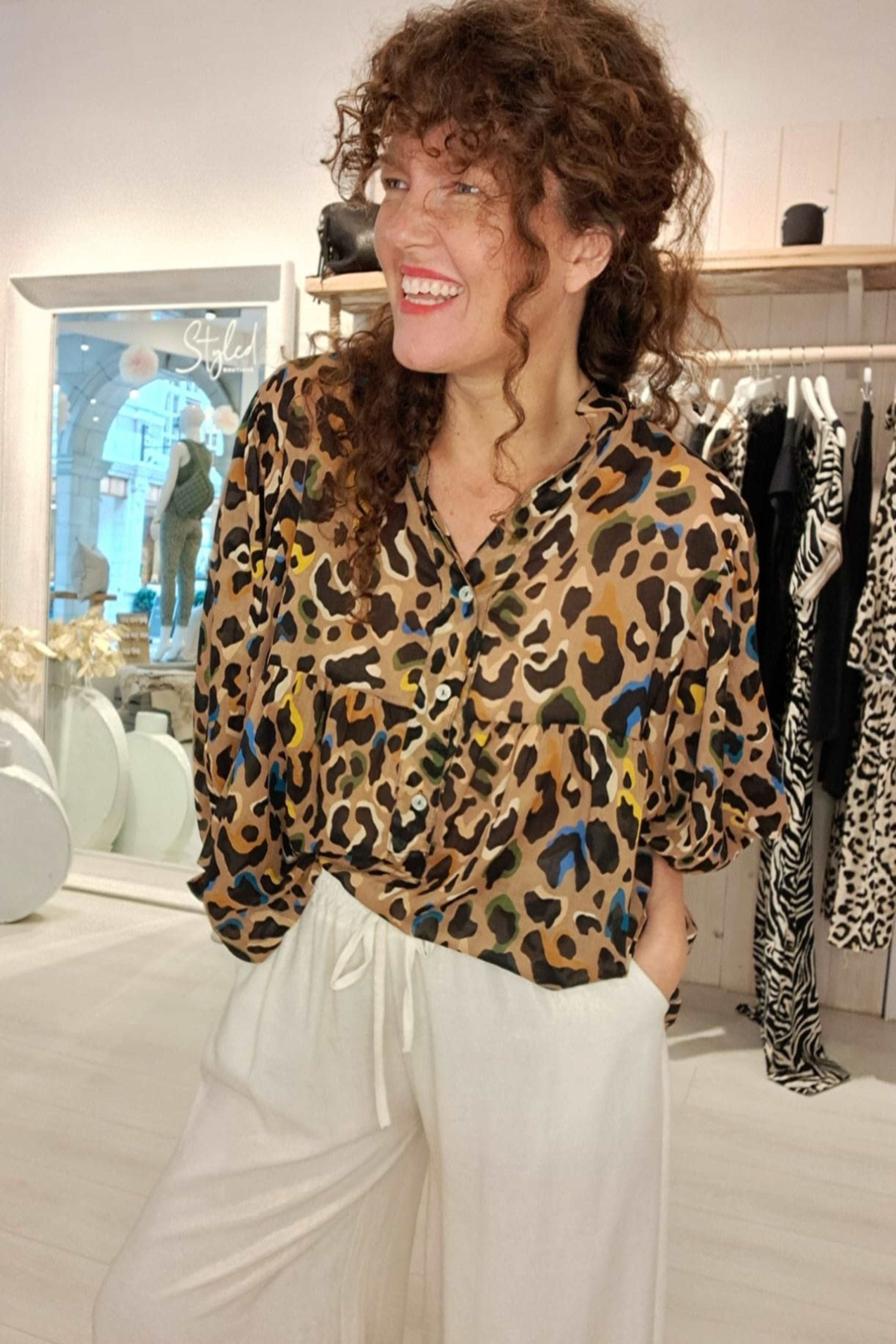 Lorelei Leopard Blouse