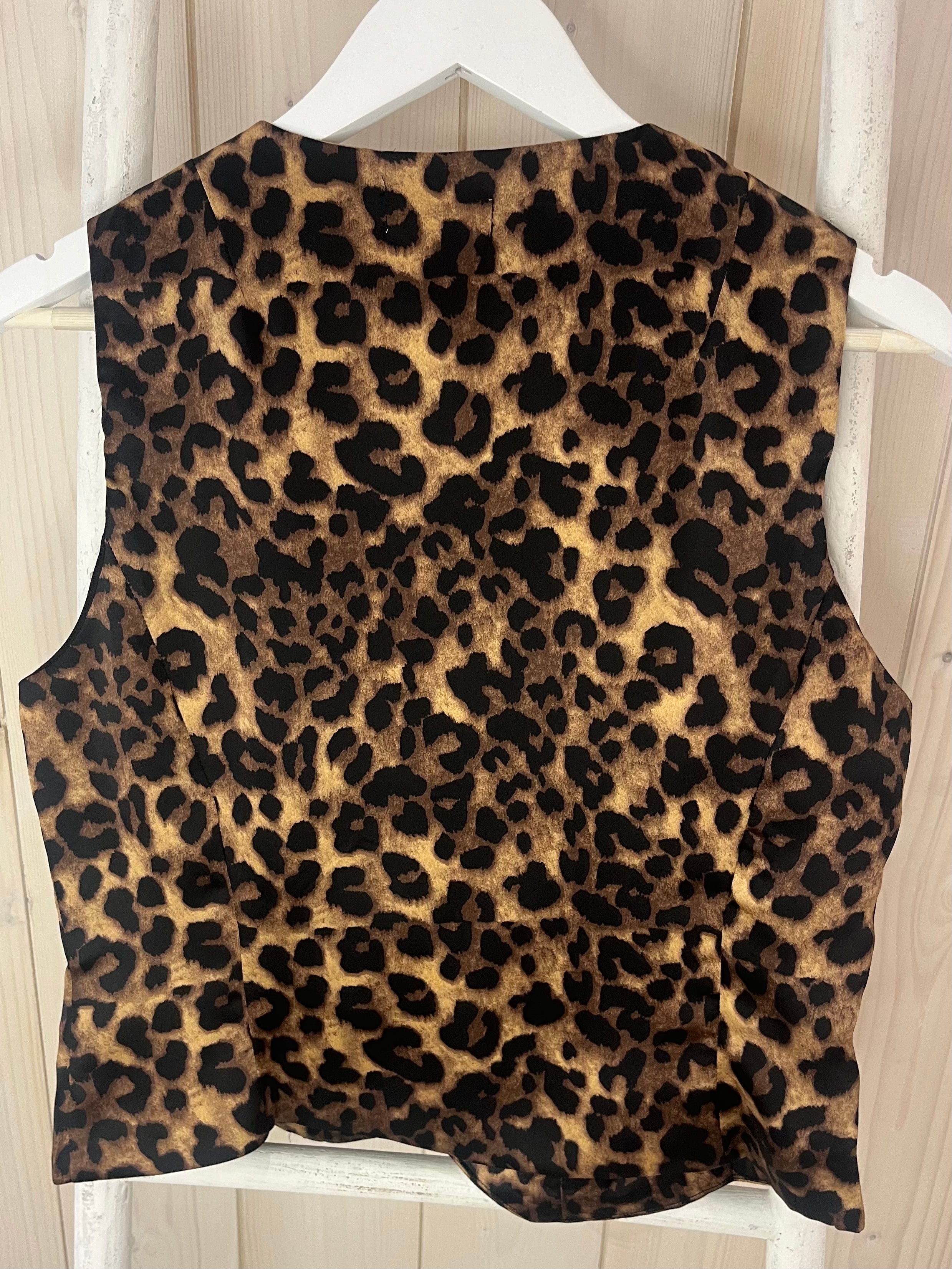 Letitia Leopard waistcoat