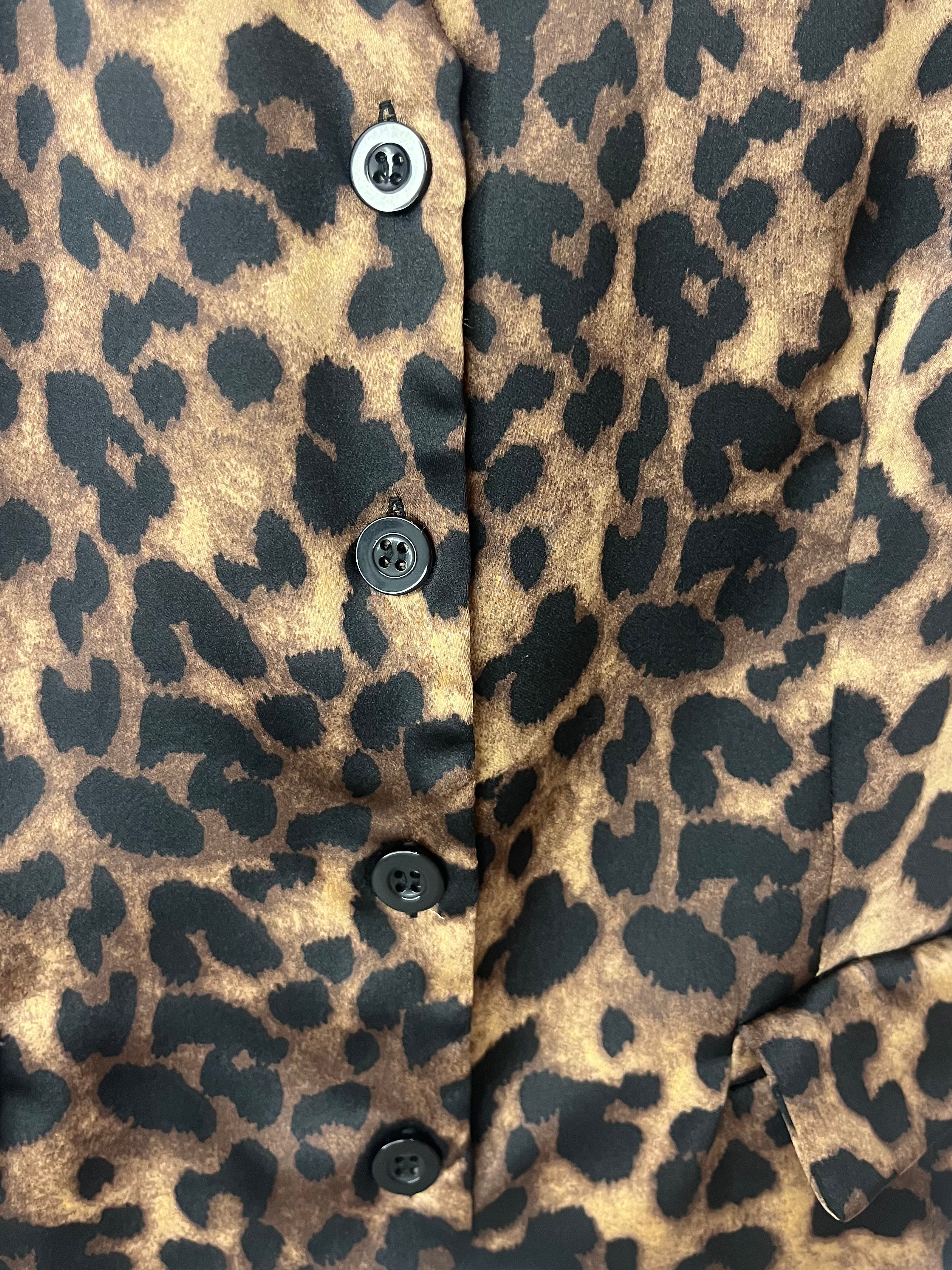 Letitia Leopard waistcoat