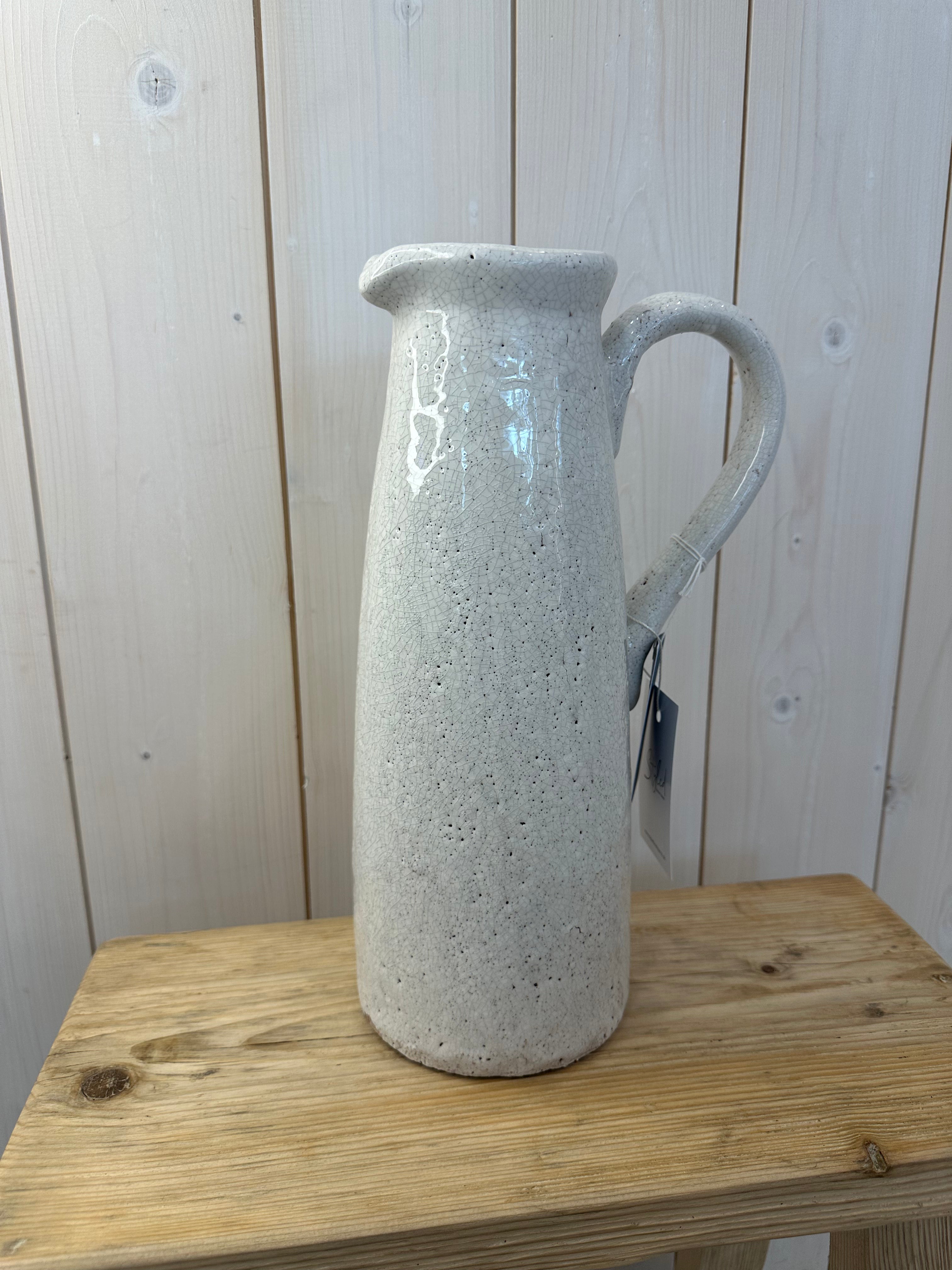 White Terracotta Jug