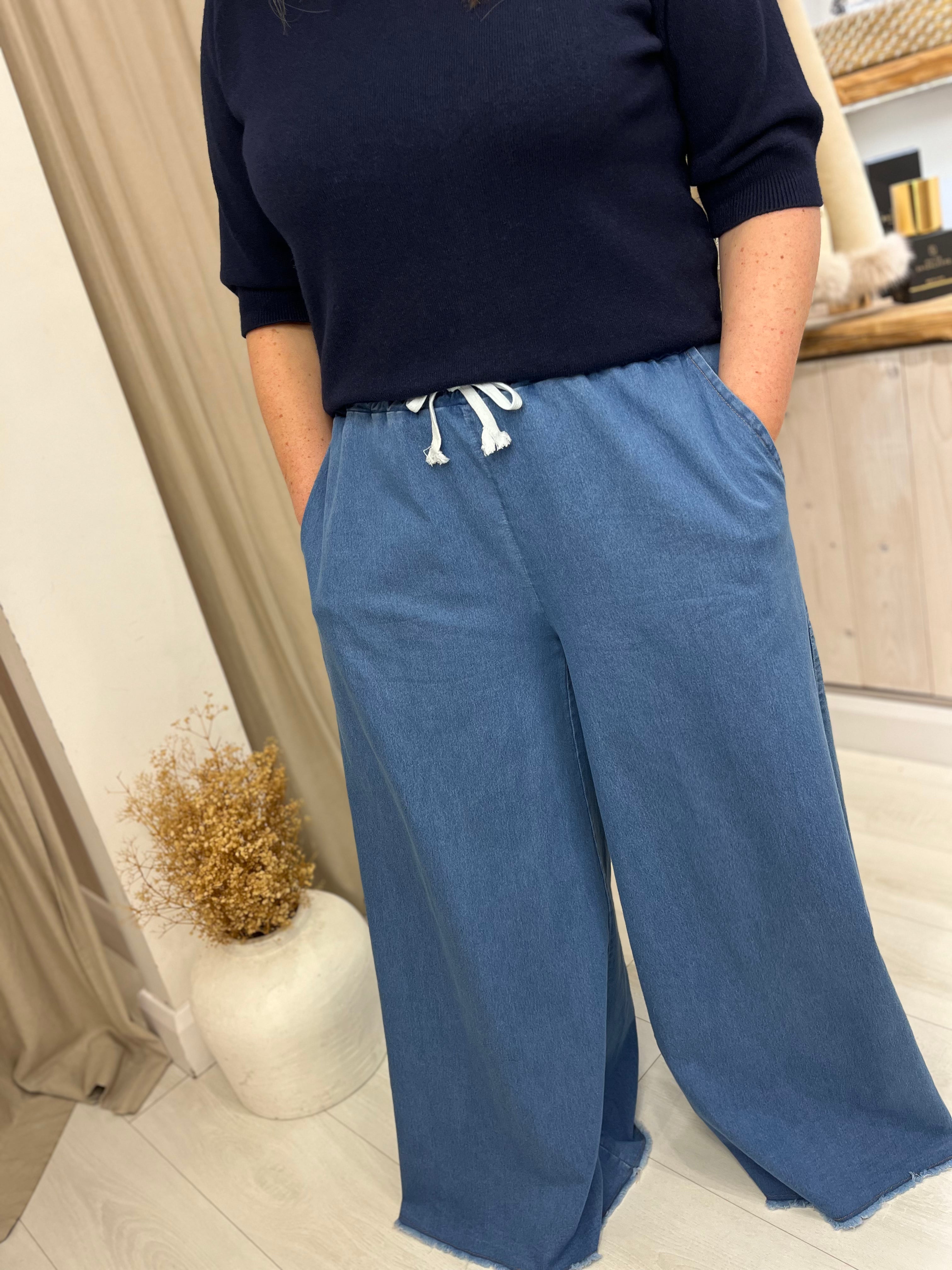 Skylar Super Wide Leg Palazzo Trousers