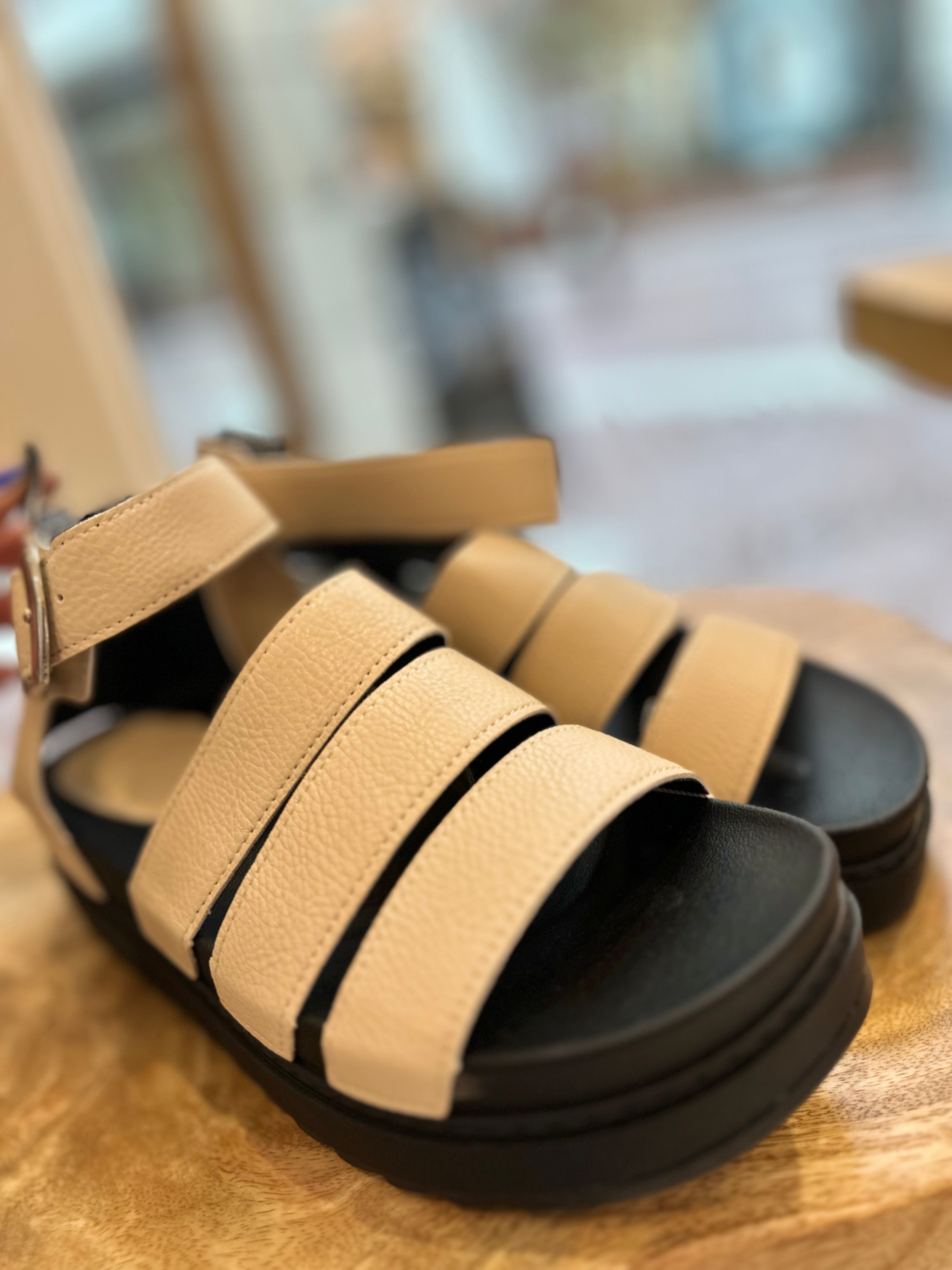 Triple Strap Sandals