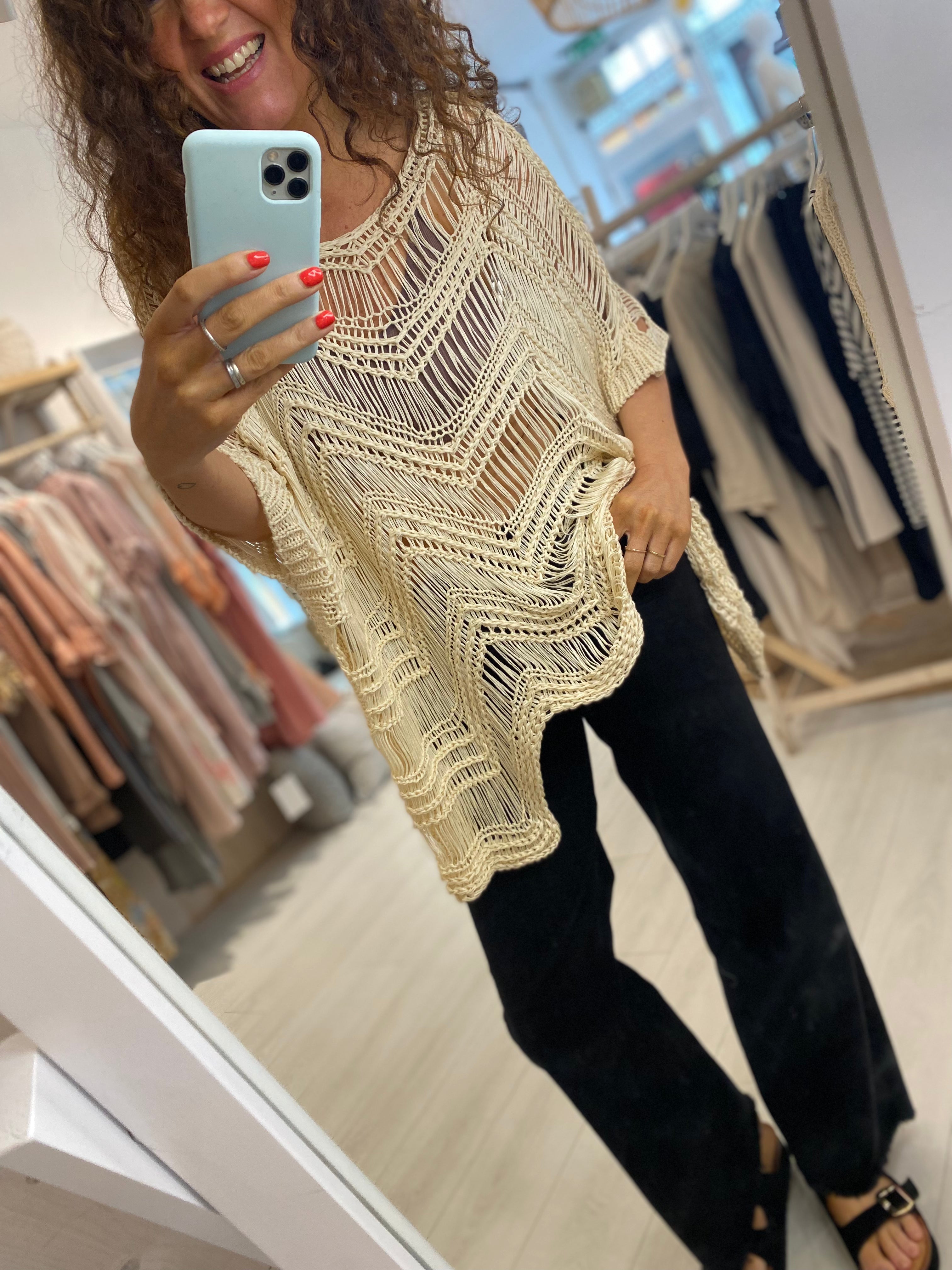 Crochet Zig Zag Top