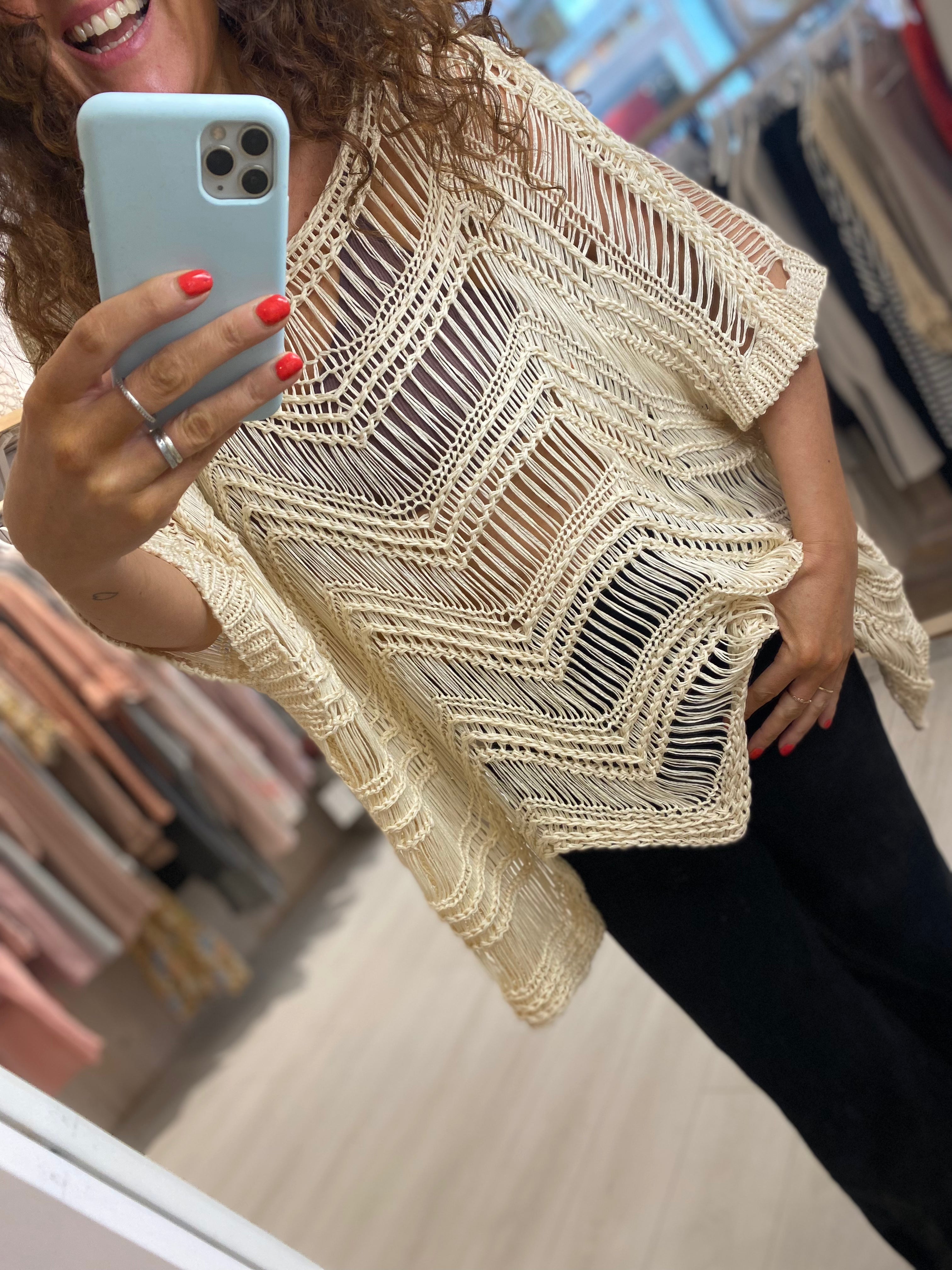 Crochet Zig Zag Top