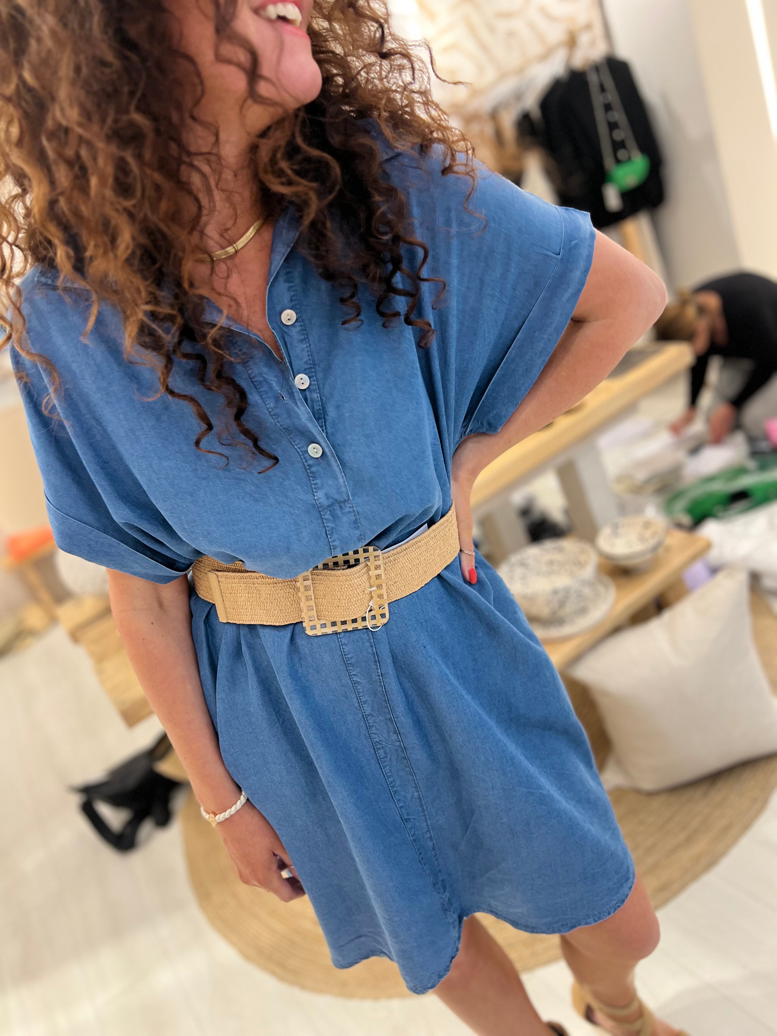 Rosa Oversized denim dress