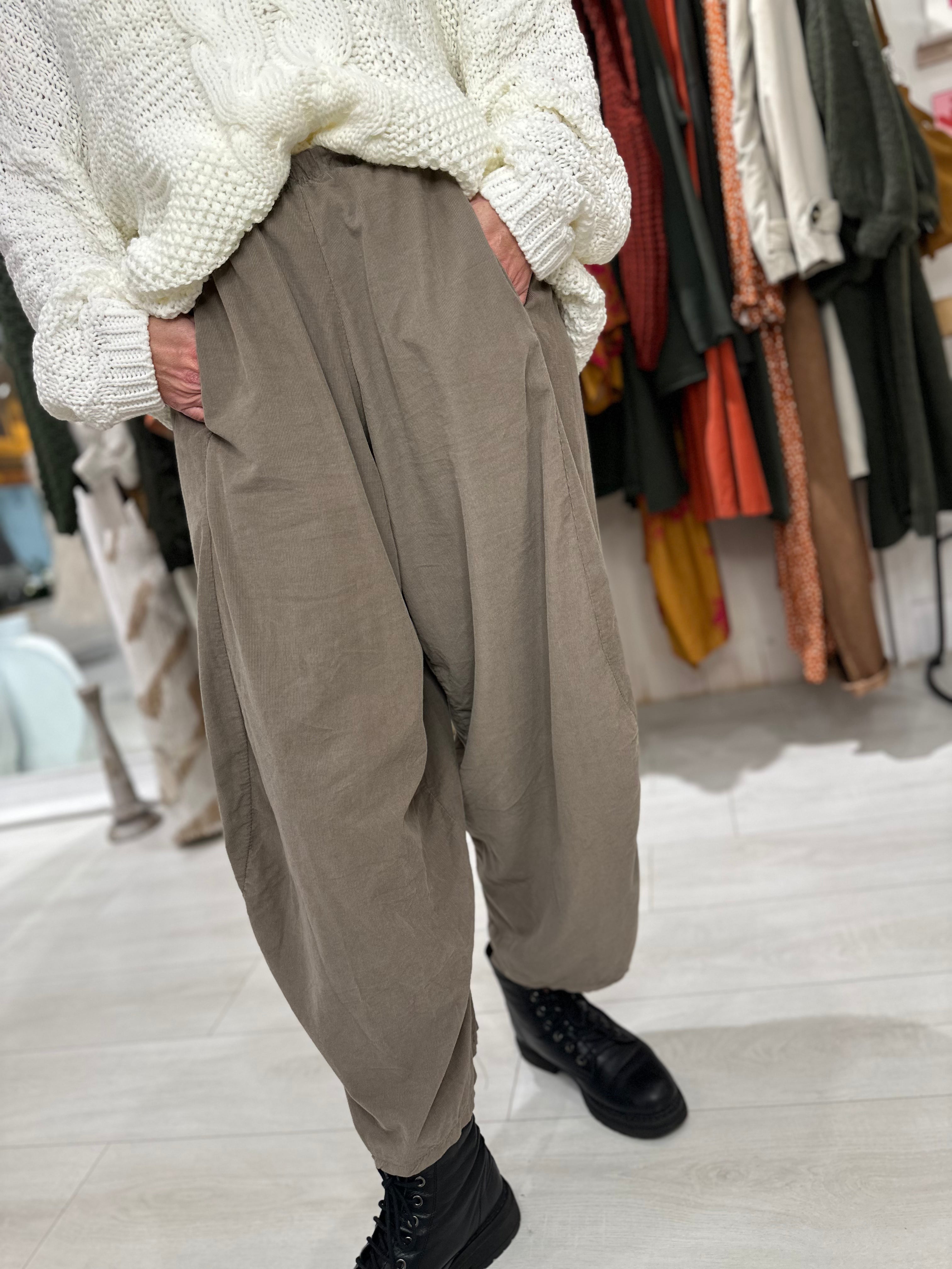 Corduroy Cocoon Pants