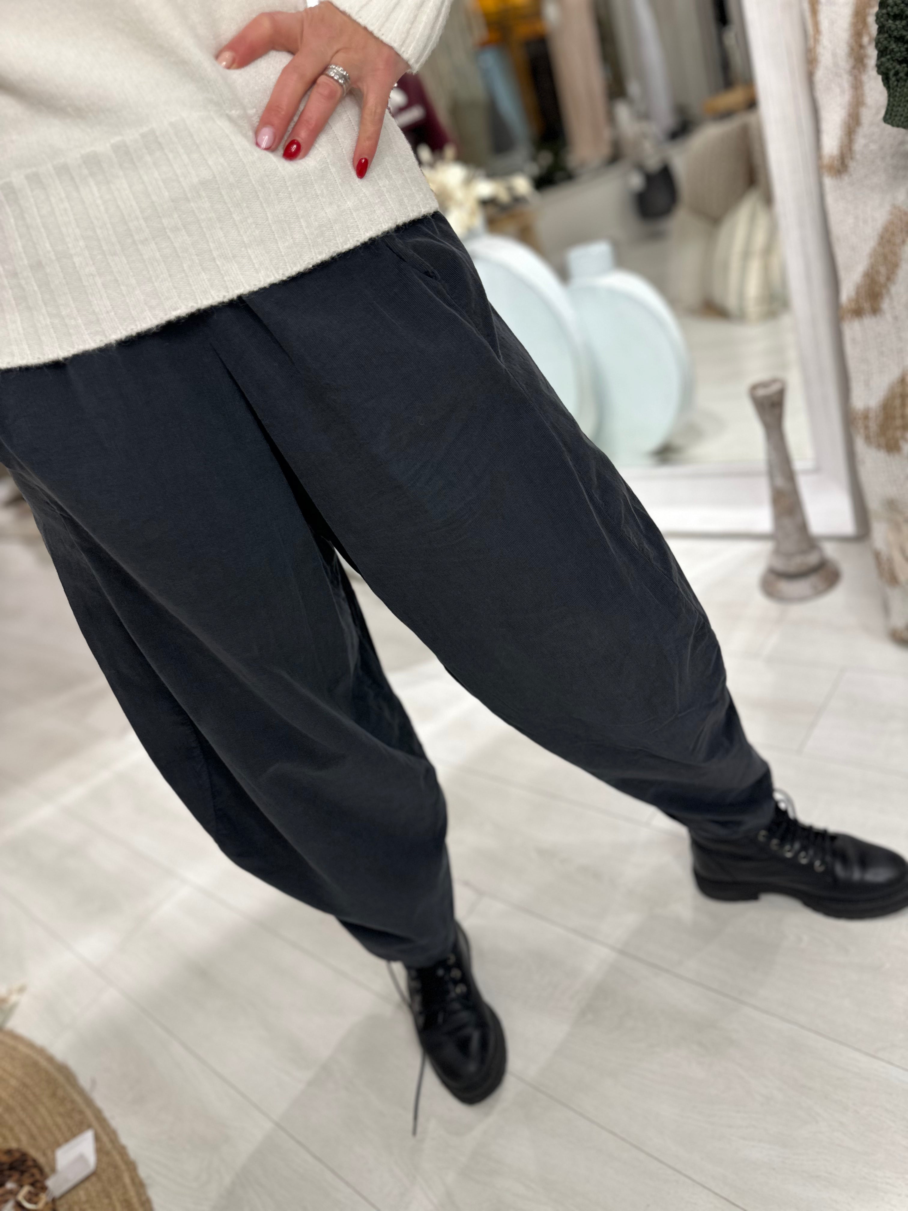 Corduroy Cocoon Pants