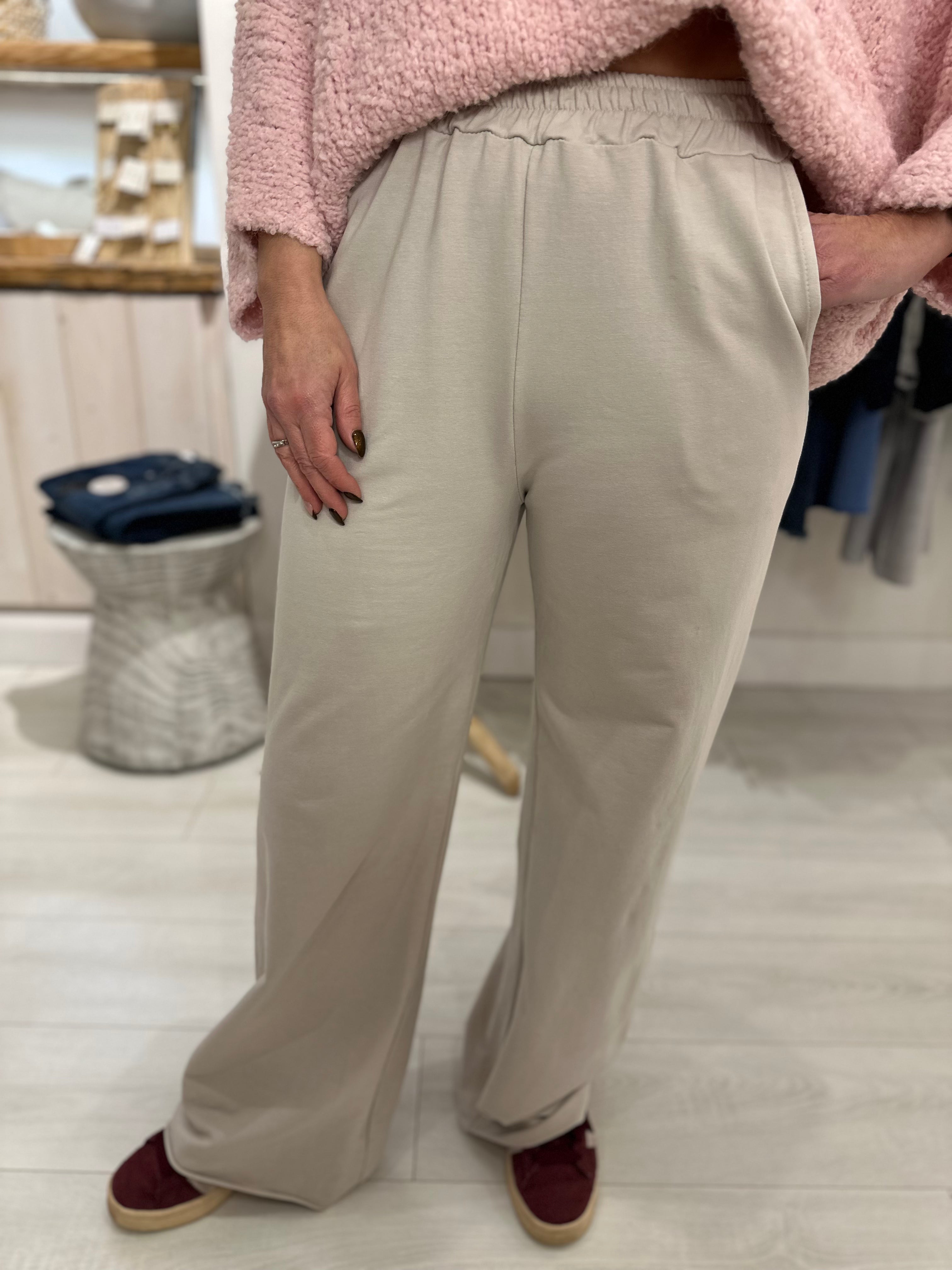 Alia Wide Leg Joggers